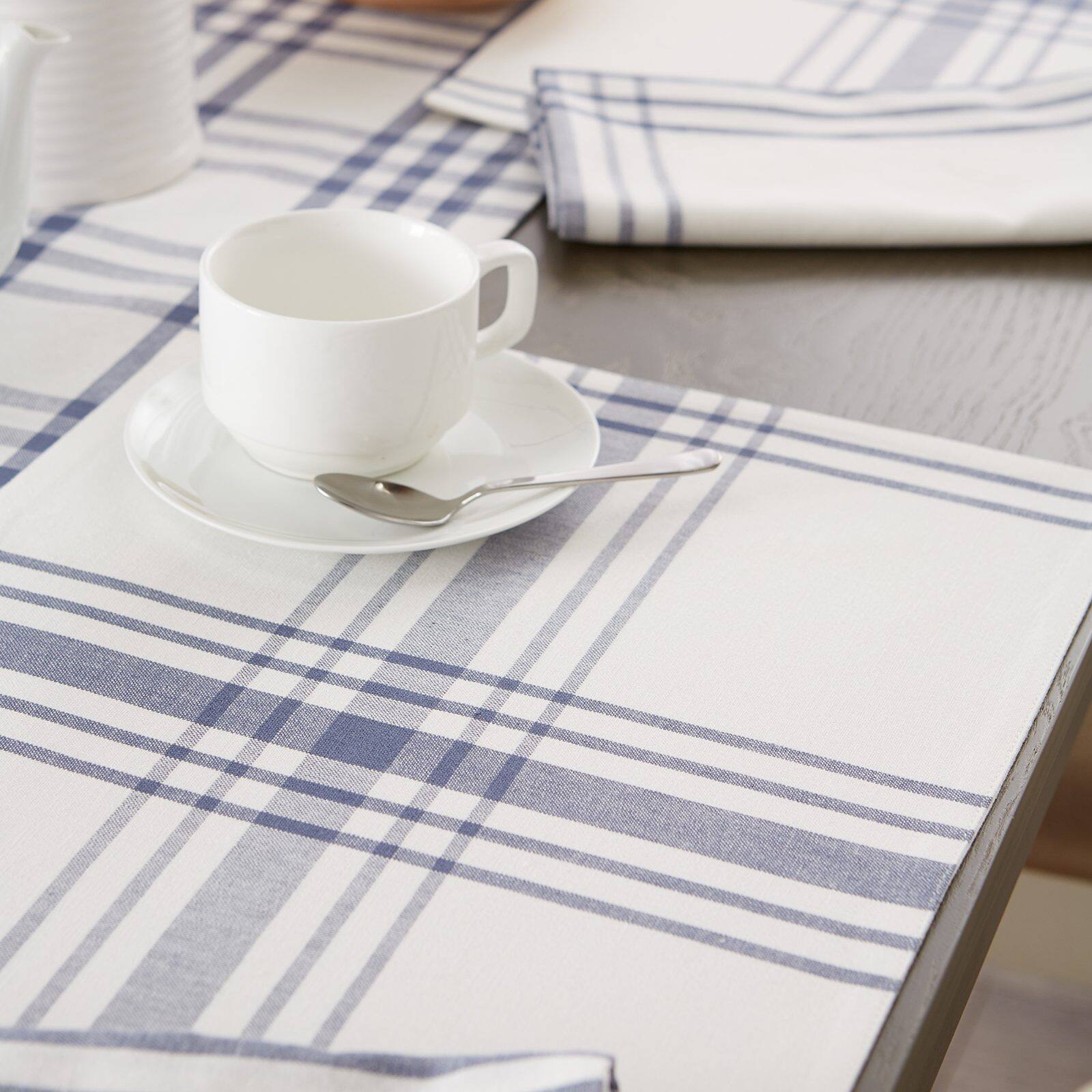 DII&#xAE; Home Sweet Farmhouse French Blue Cotton Placemats, 6ct.