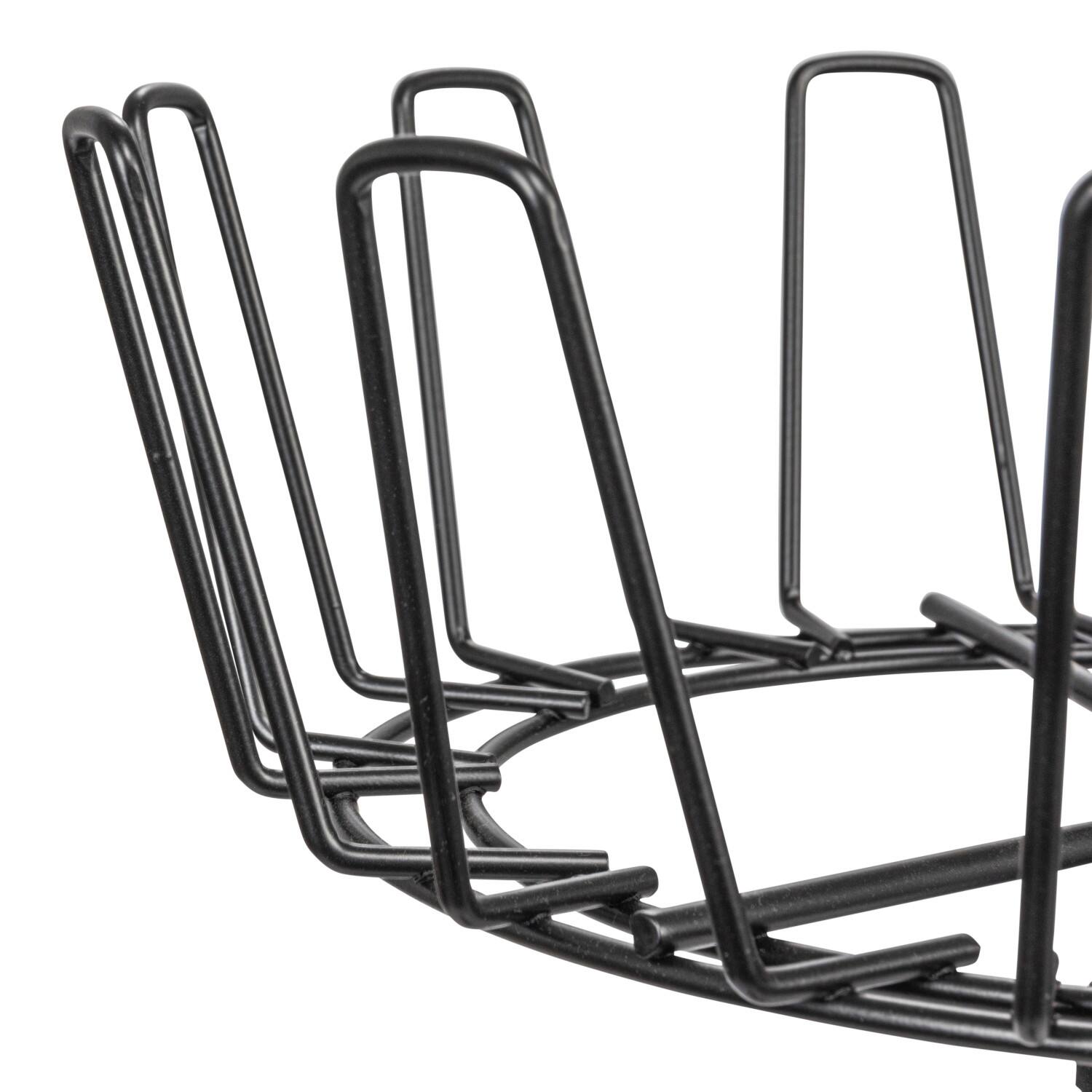 Household Essentials 38" Matte Black 3-Tier Shoe Storage Tree