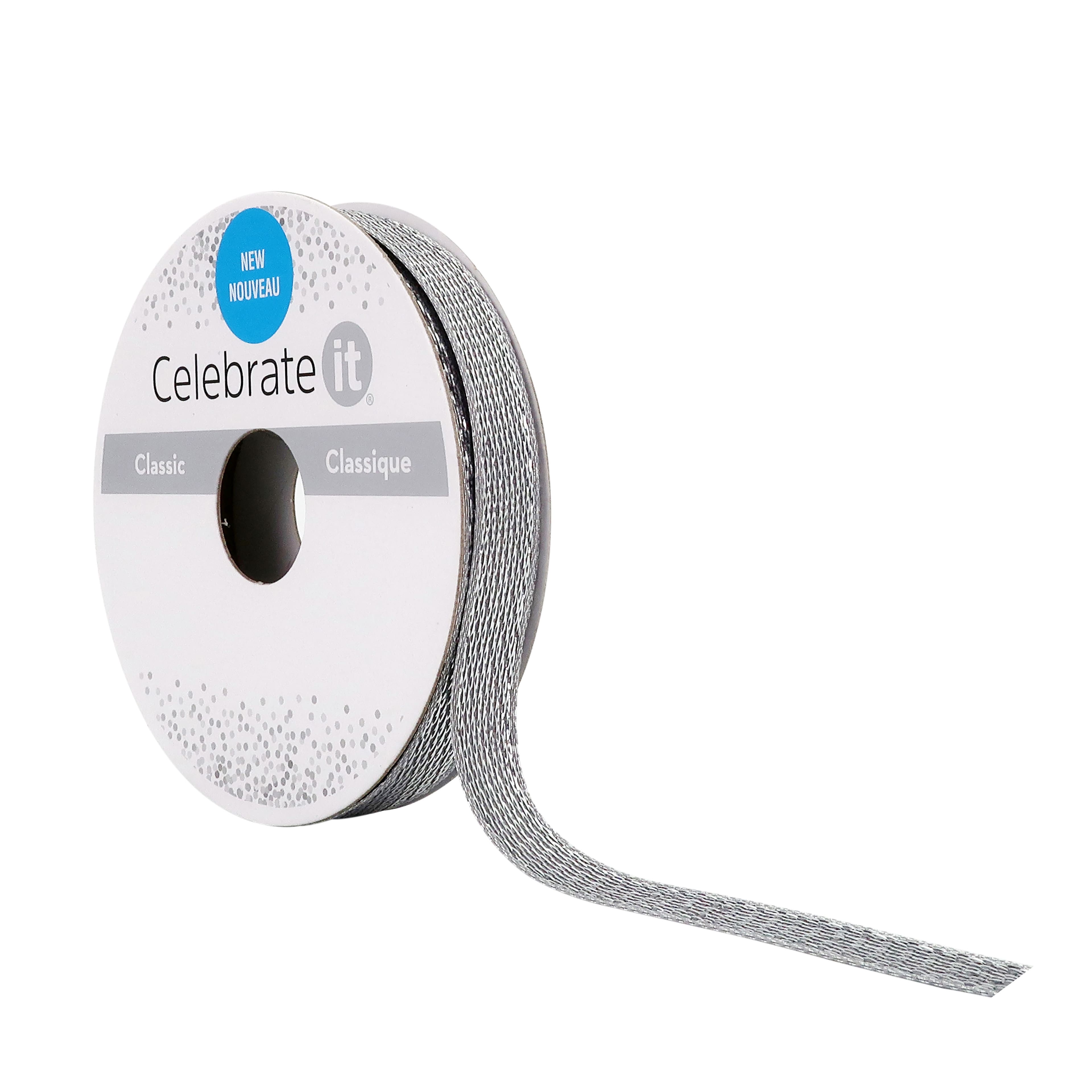 12 Pack: 3/8" x 7yd. Metallic Ribbon by Celebrate It®