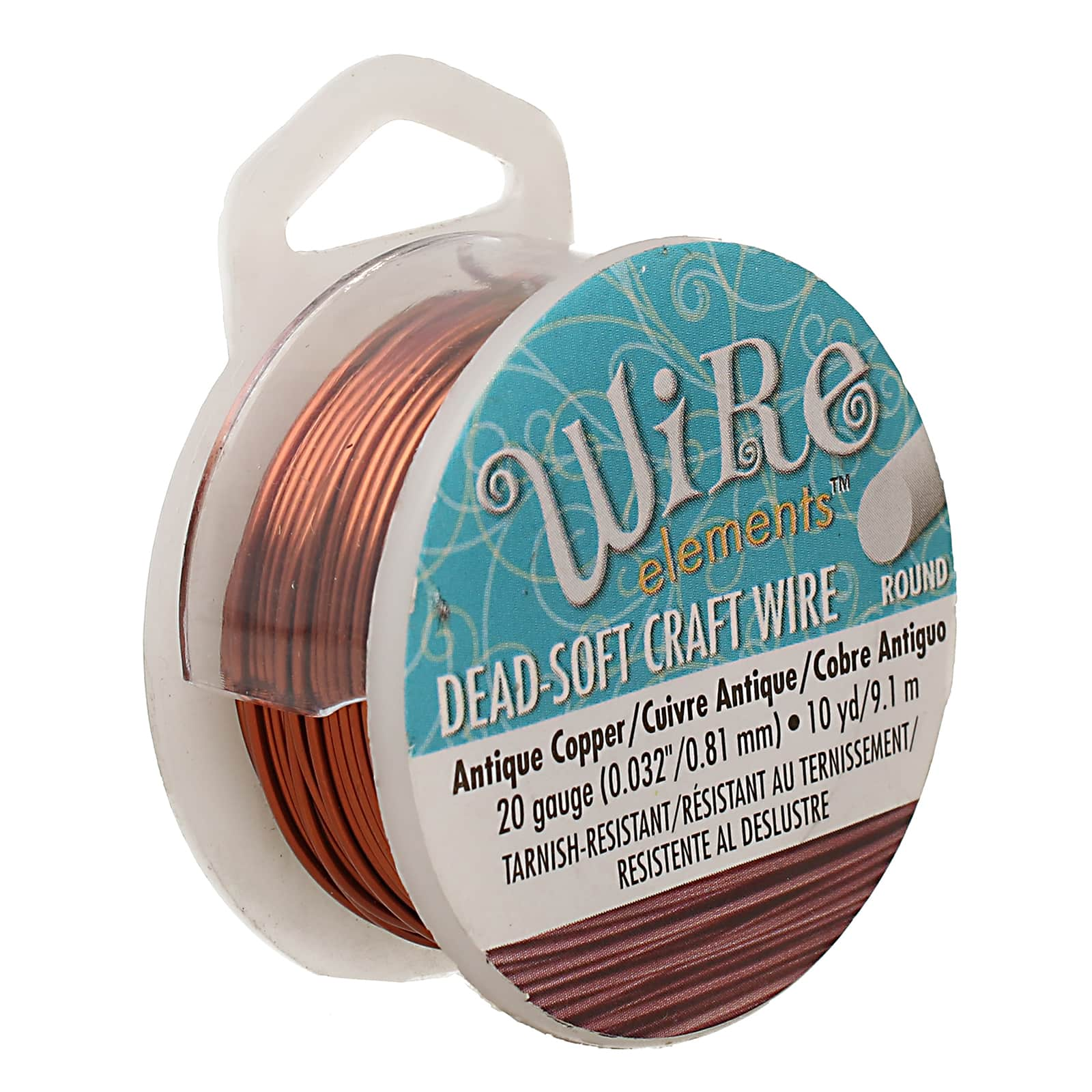 antique copper wire, jewelry wire, bead smith, 20 gauge, antique copper,  wire, craft wire, non tarnish