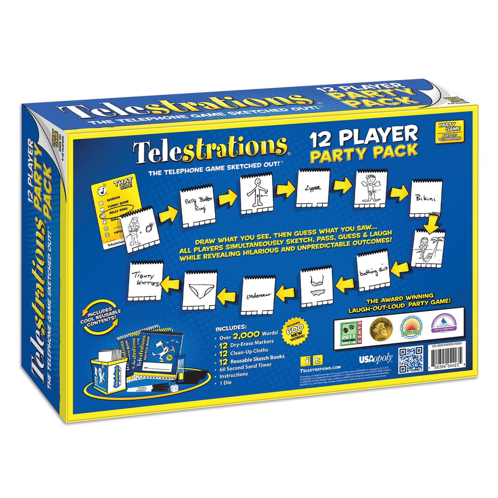 USAopoly Telestrations&#xAE; 12 Player: The Party Pack