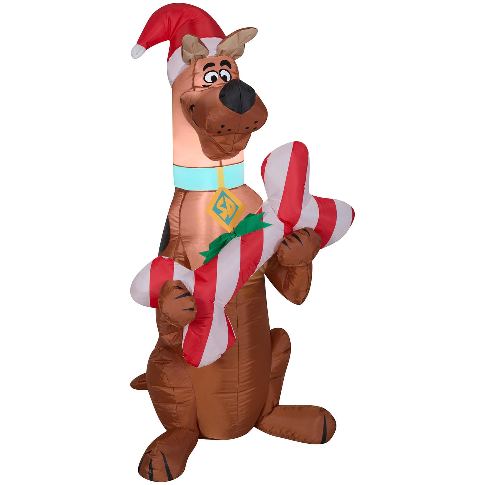 3.5ft. Airblown® Inflatable Christmas Scooby with Bone | Christmas ...