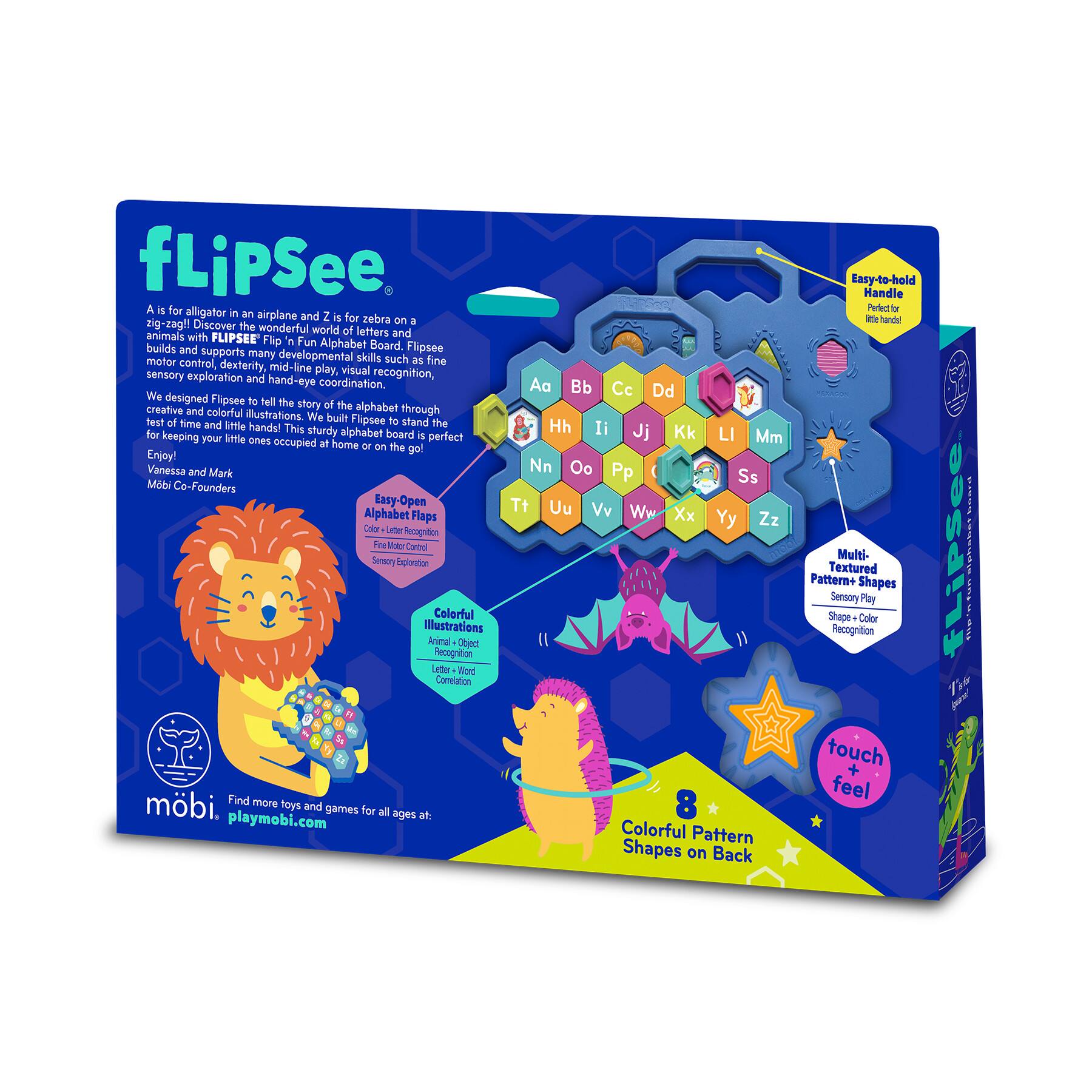 Mobi FlipSee Colorful Alphabet Learning Board Kit
