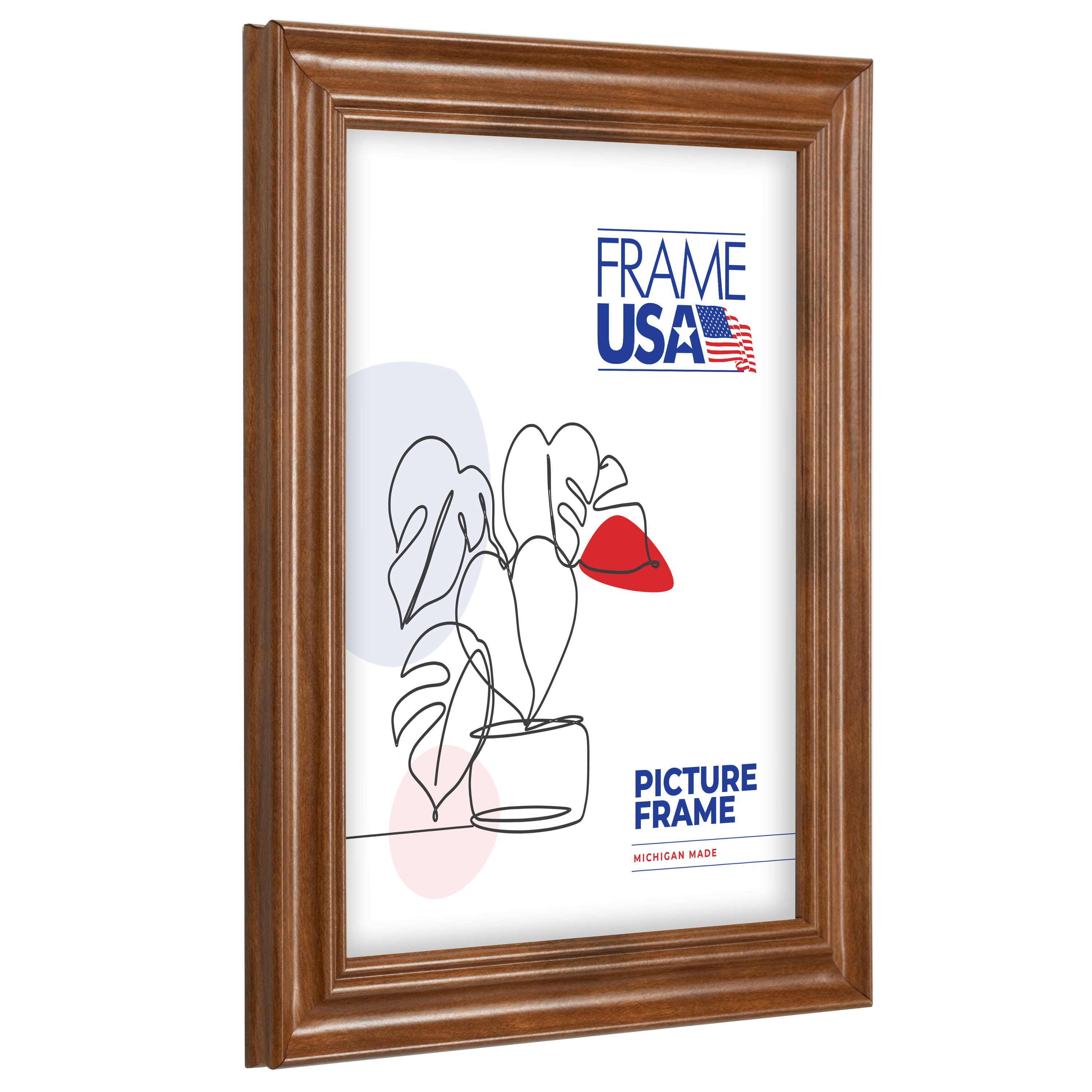 Frame USA Value Added Honey Single Image Picture Frame