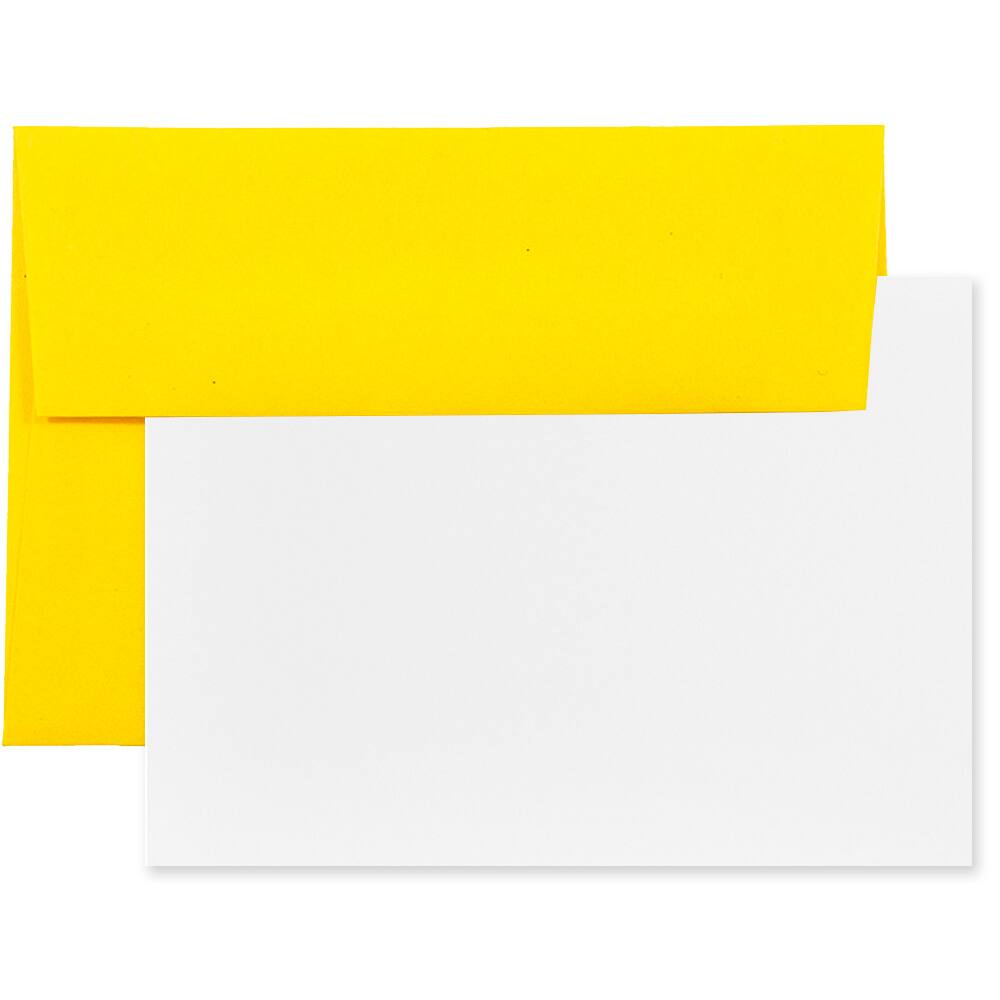 JAM Paper A1 Brite Hue Blank Greeting Cards & Envelopes, 25ct.
