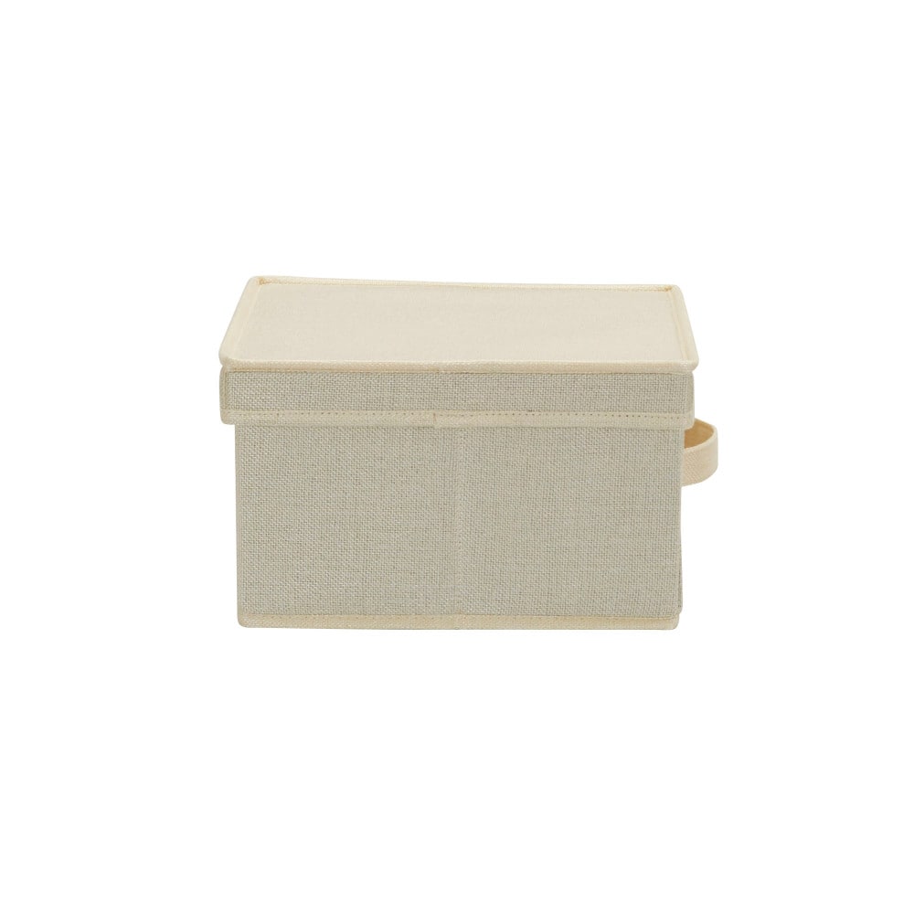 Household Essentials Fabric Storage Bin with Lid, 2ct.