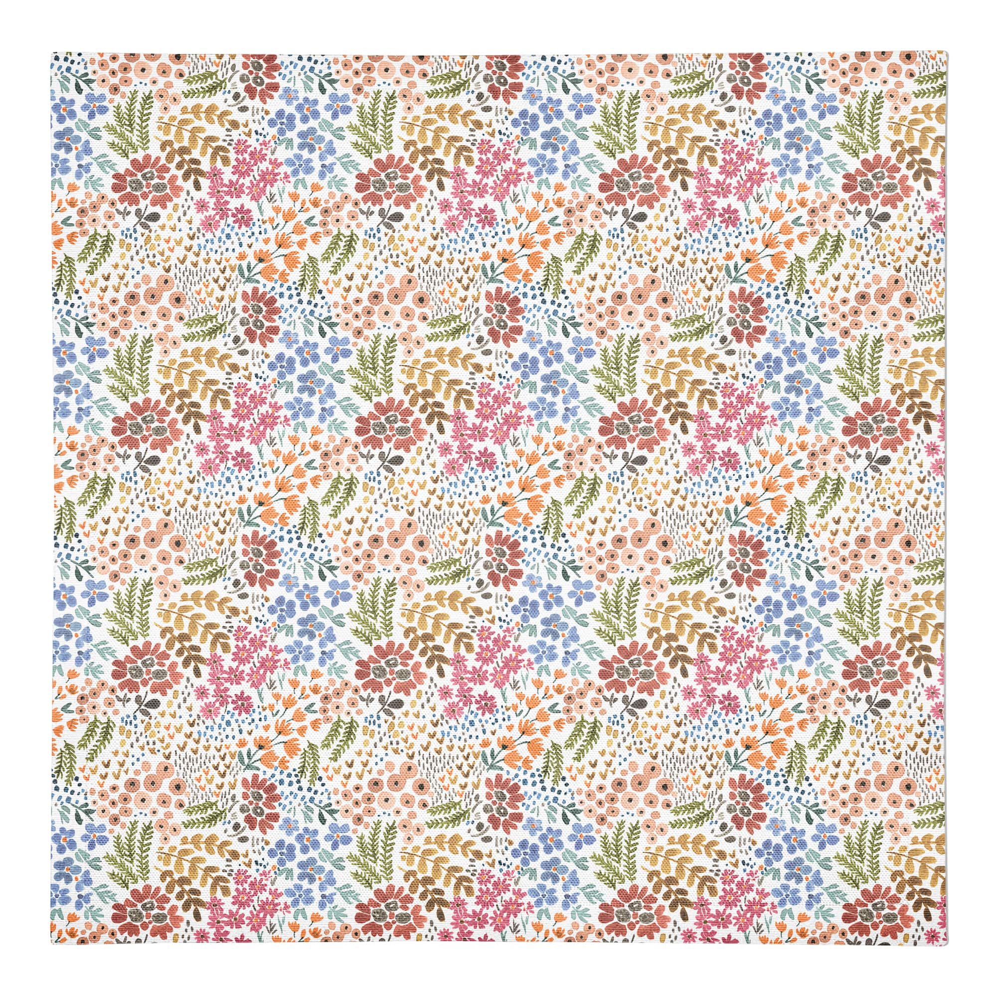 Wild Flower Floral Cotton Twill Napkin