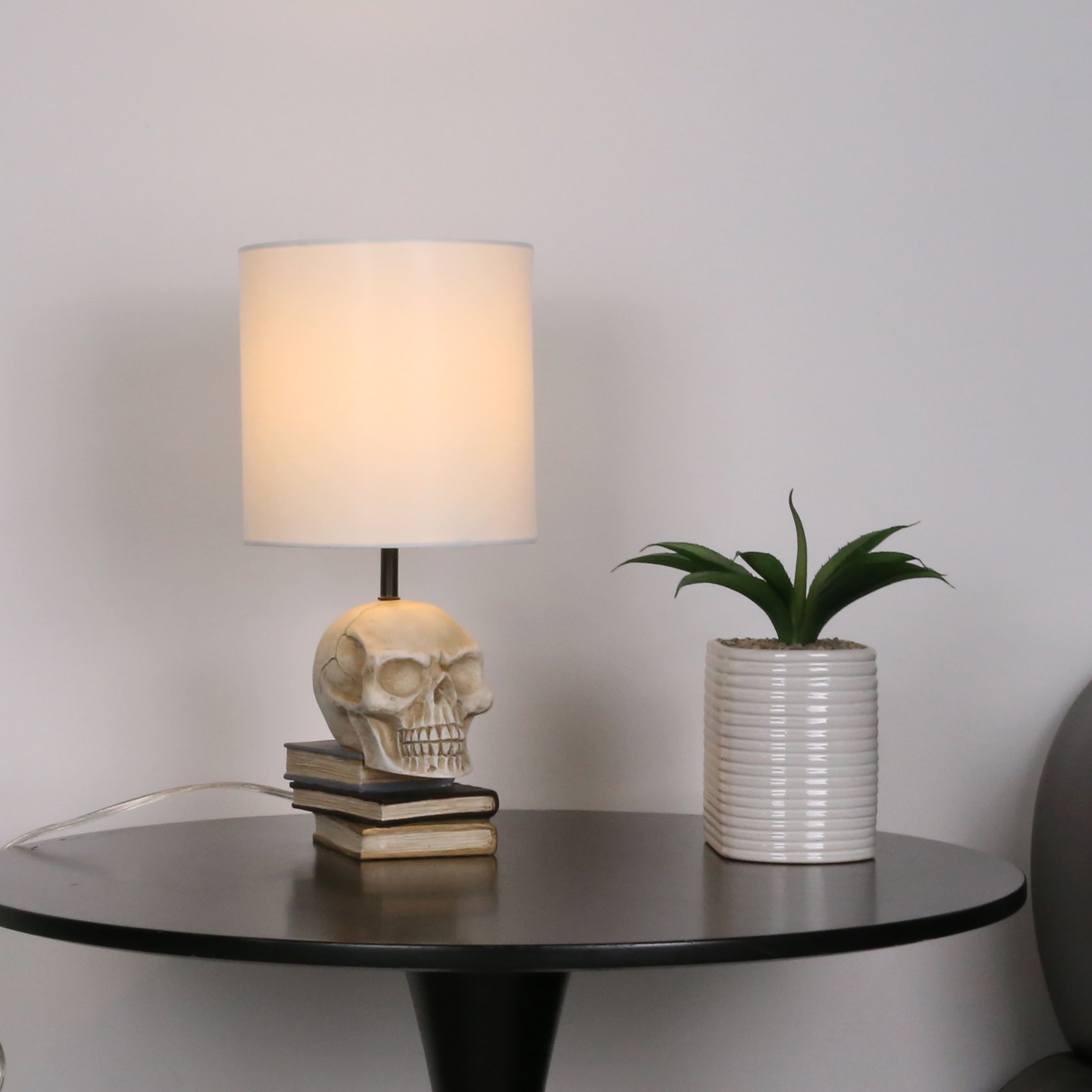 16.25&#x22; Skull Book Stack Lamp by Ashland&#xAE;