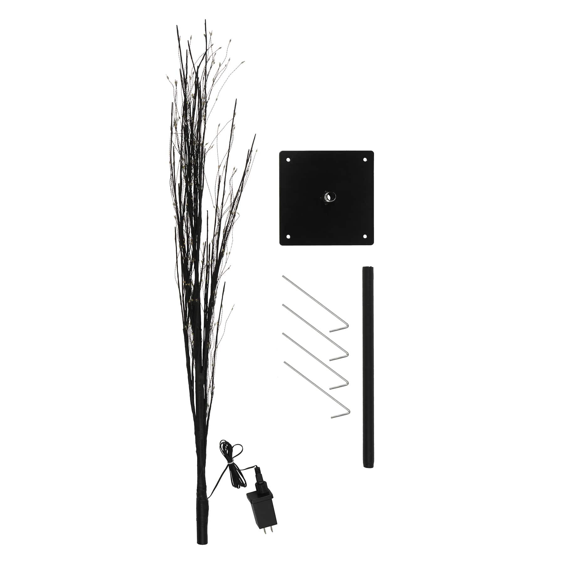 4ft. Warm White LED Lighted Black Birch Tree by Ashland®