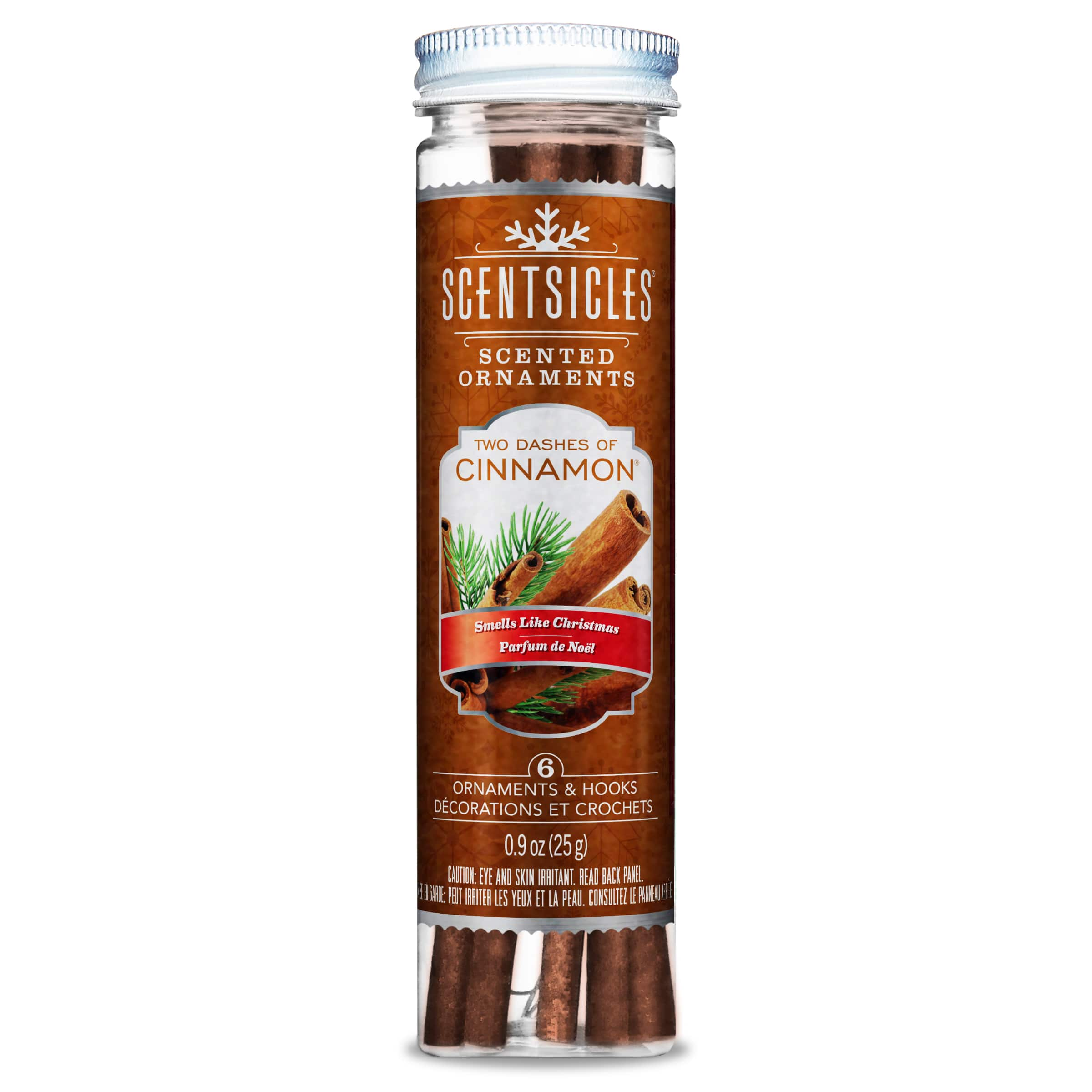 Scentsicles&#xAE; Two Dashes of Cinnamon Scented Ornament Sticks, 6ct.