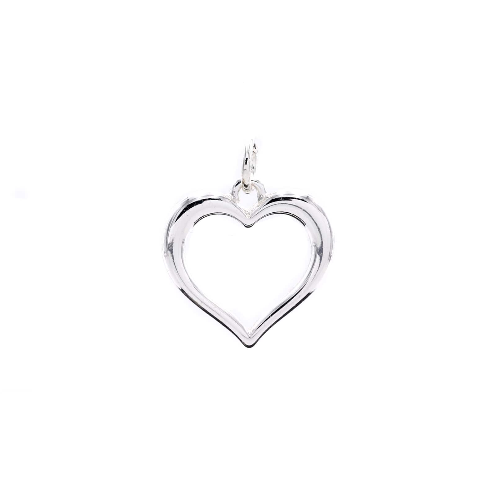 James Avery Sterling Silver Open Wire Heart Charm
