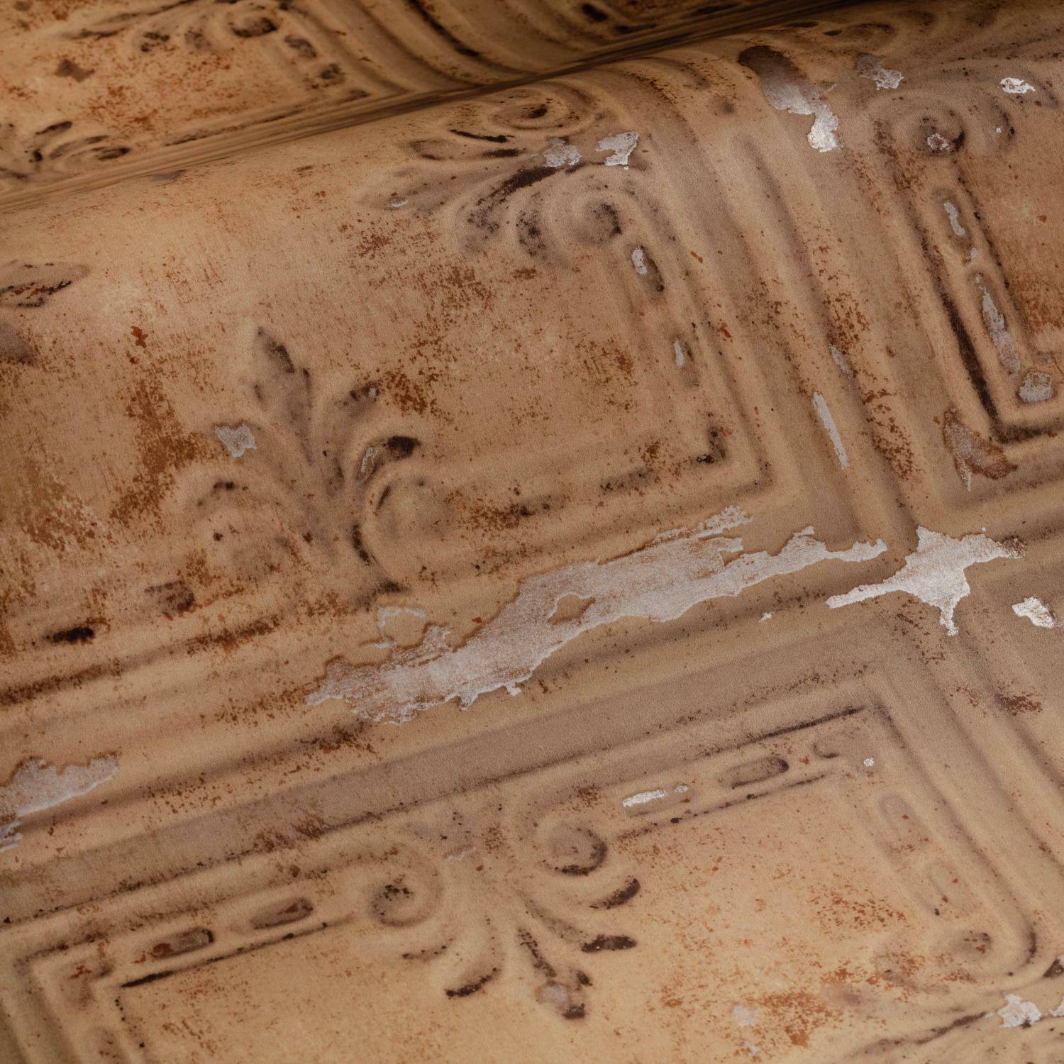 RoomMates Copper Tin Tile Peel & Stick Wallpaper