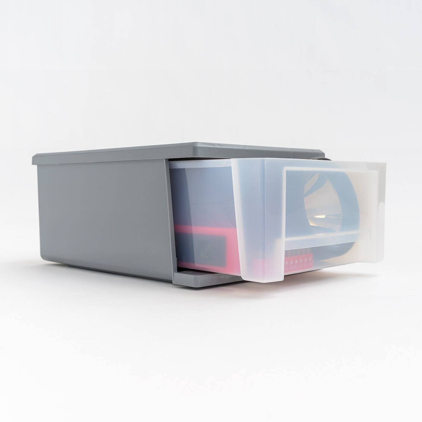 Iris® 6.5qt. Gray Stackable Drawer, 5 Pack