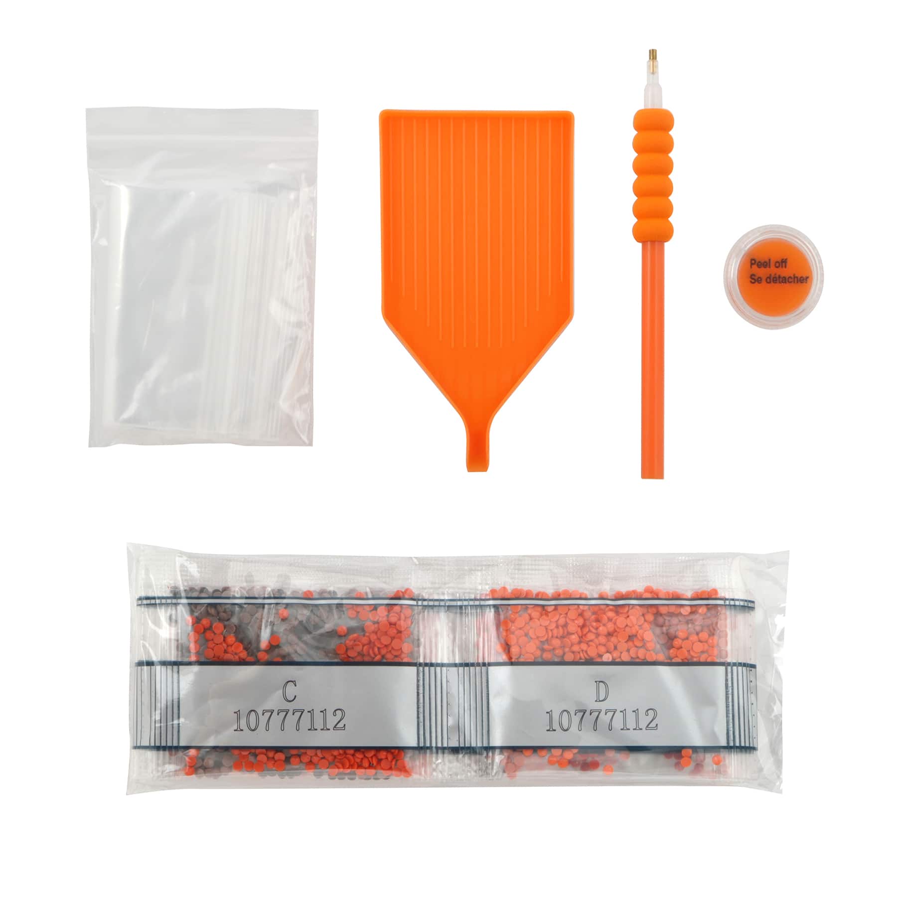 8" Pumpkins Round Wood Plaque Diamond Art Kit by Make Market®