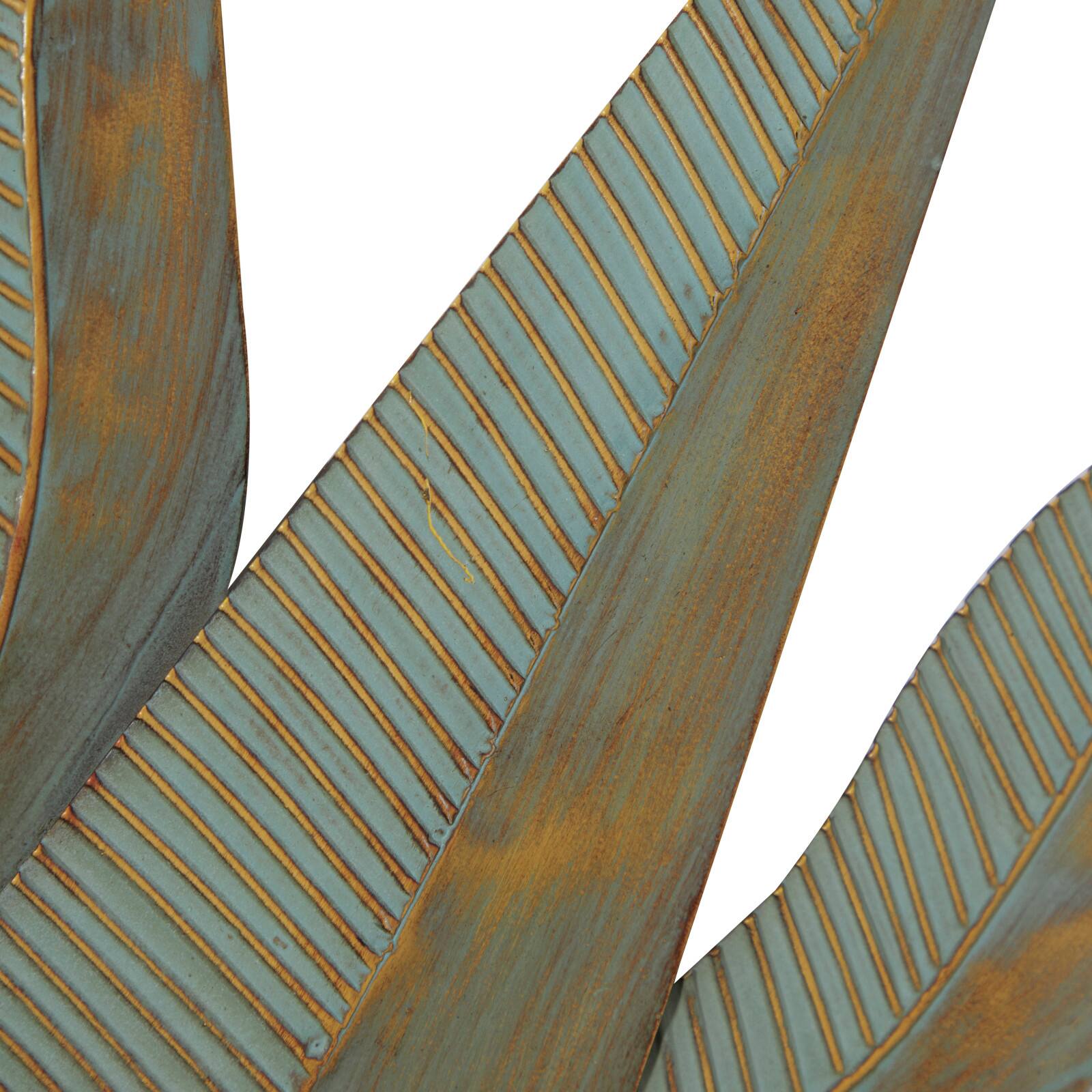 Gray & Gold Sun Metal Wall Accent