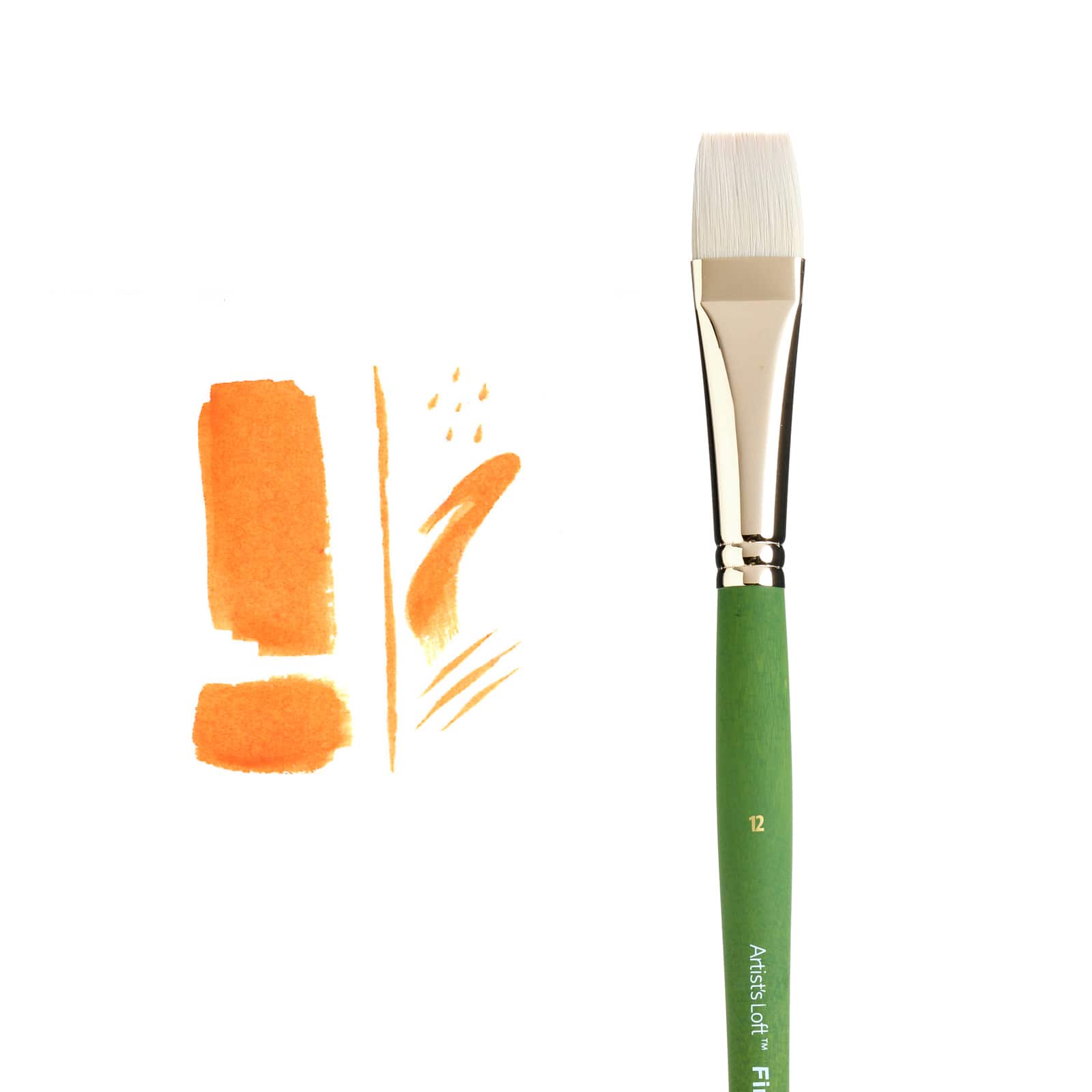 12 Pack: Firenze Long Handle Bright Brush by Artist's Loft™