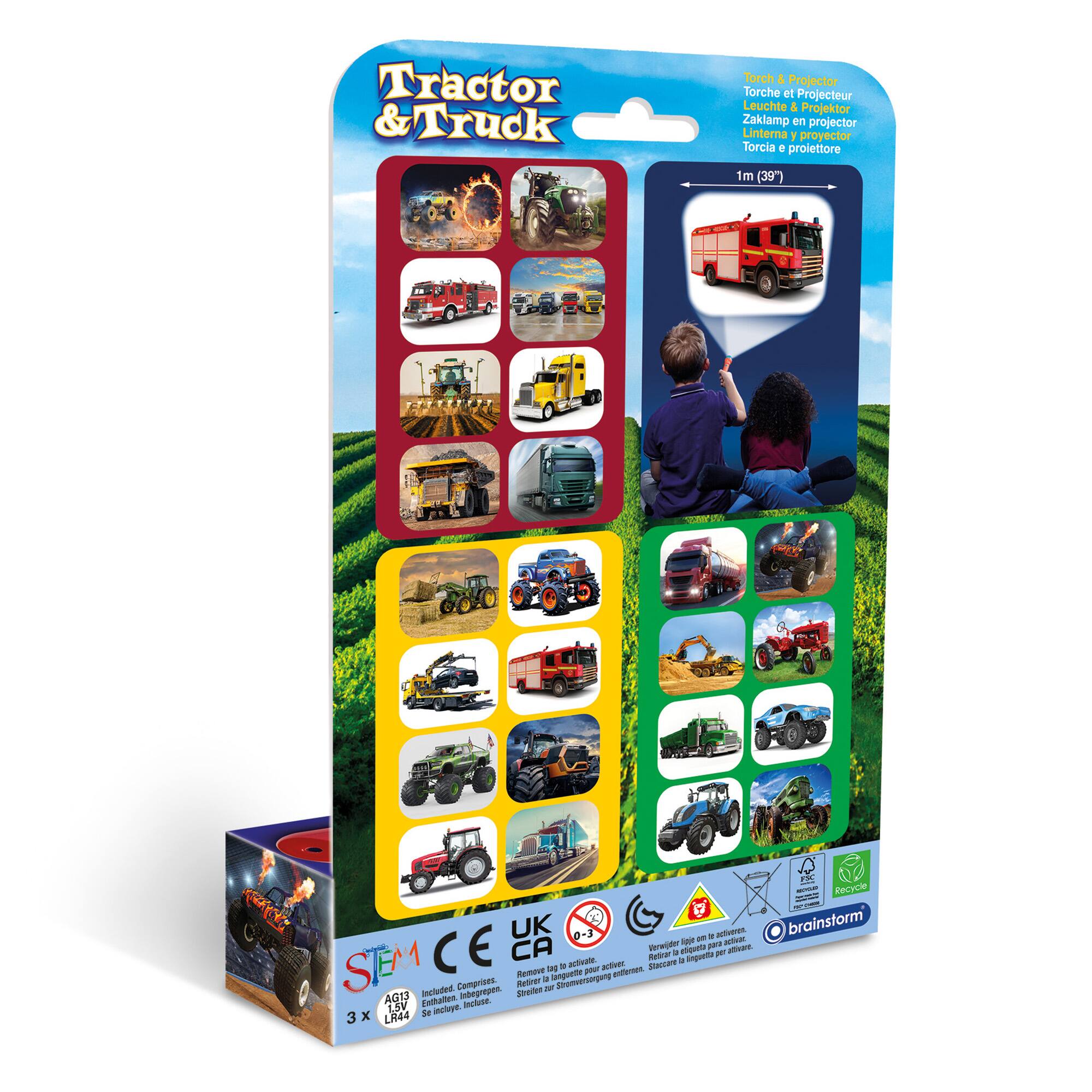 Brainstorm Toys Tractor &#x26; Truck Torch &#x26; Projector