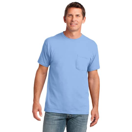 Port & Company® Core Cotton Pocket Adult T-Shirt | Adult | Michaels