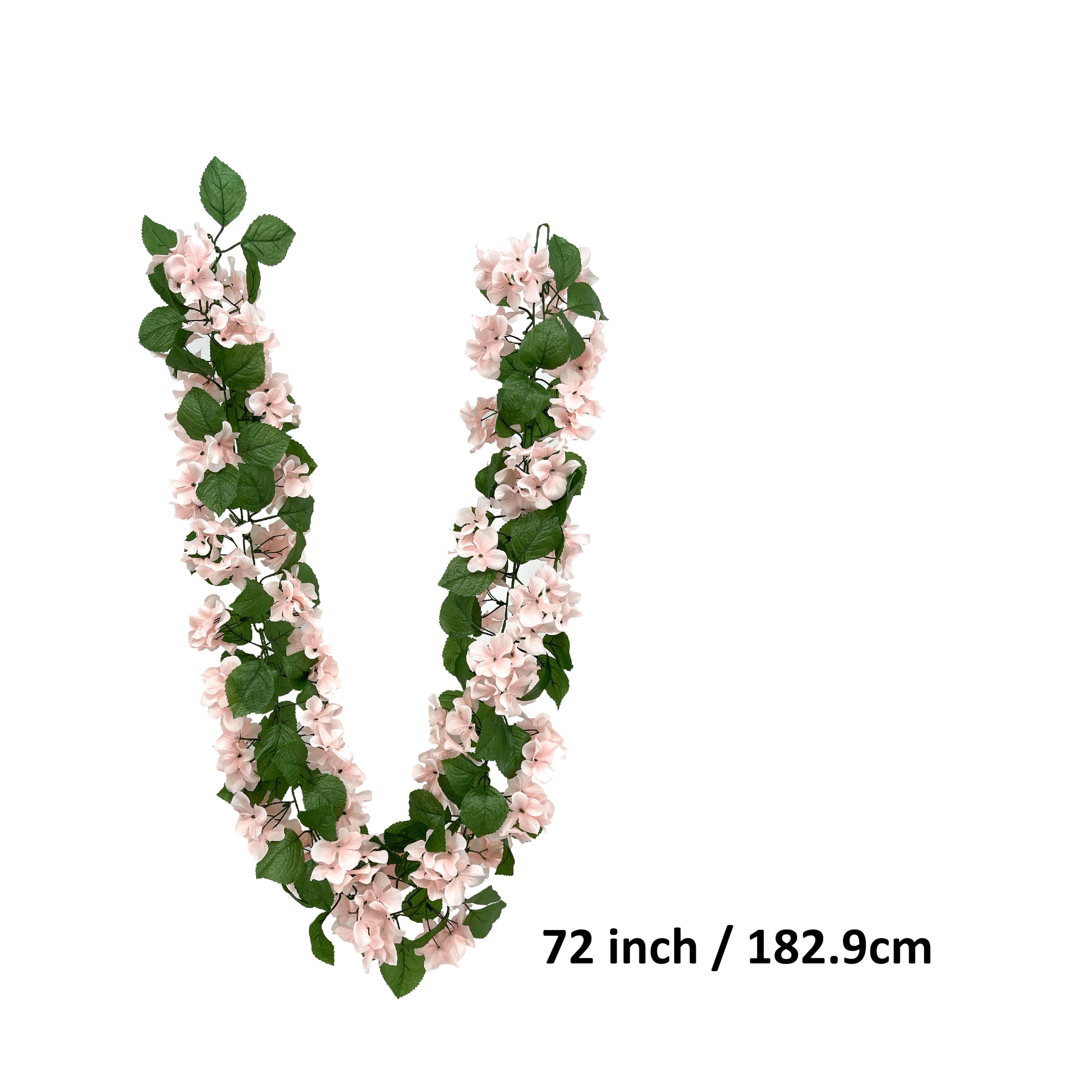 6ft. Pink Hydrangea Chain Garland by Ashland&#xAE;