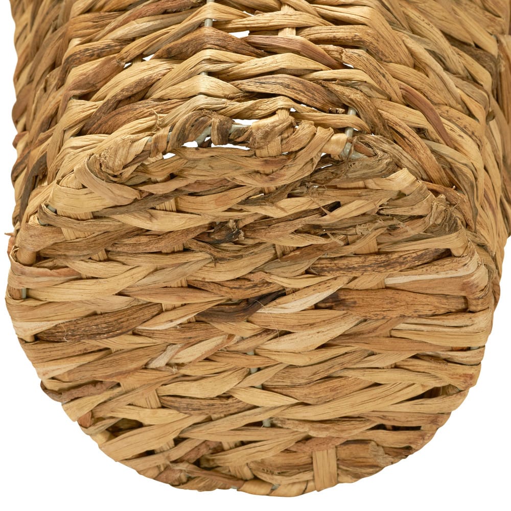 Household Essentials 10" Woven Natural Hyacinth Waste Basket