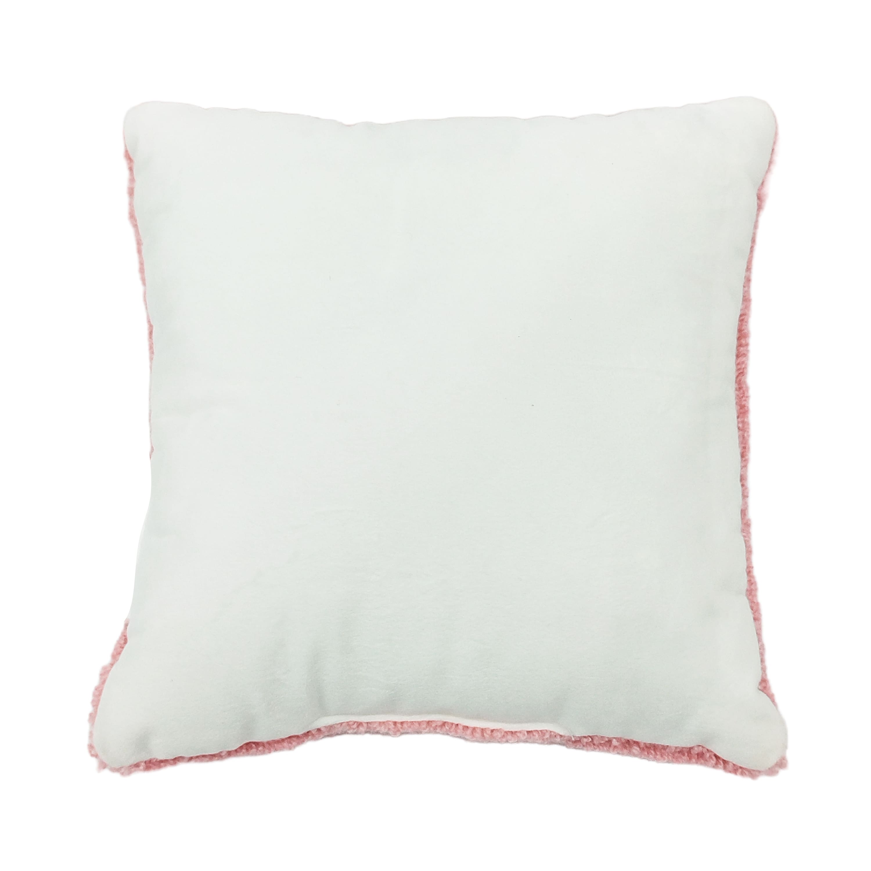 11.5&#x22; x 11.5&#x22; Pink &#x26; Red Bow Throw Pillow by Ashland&#xAE;