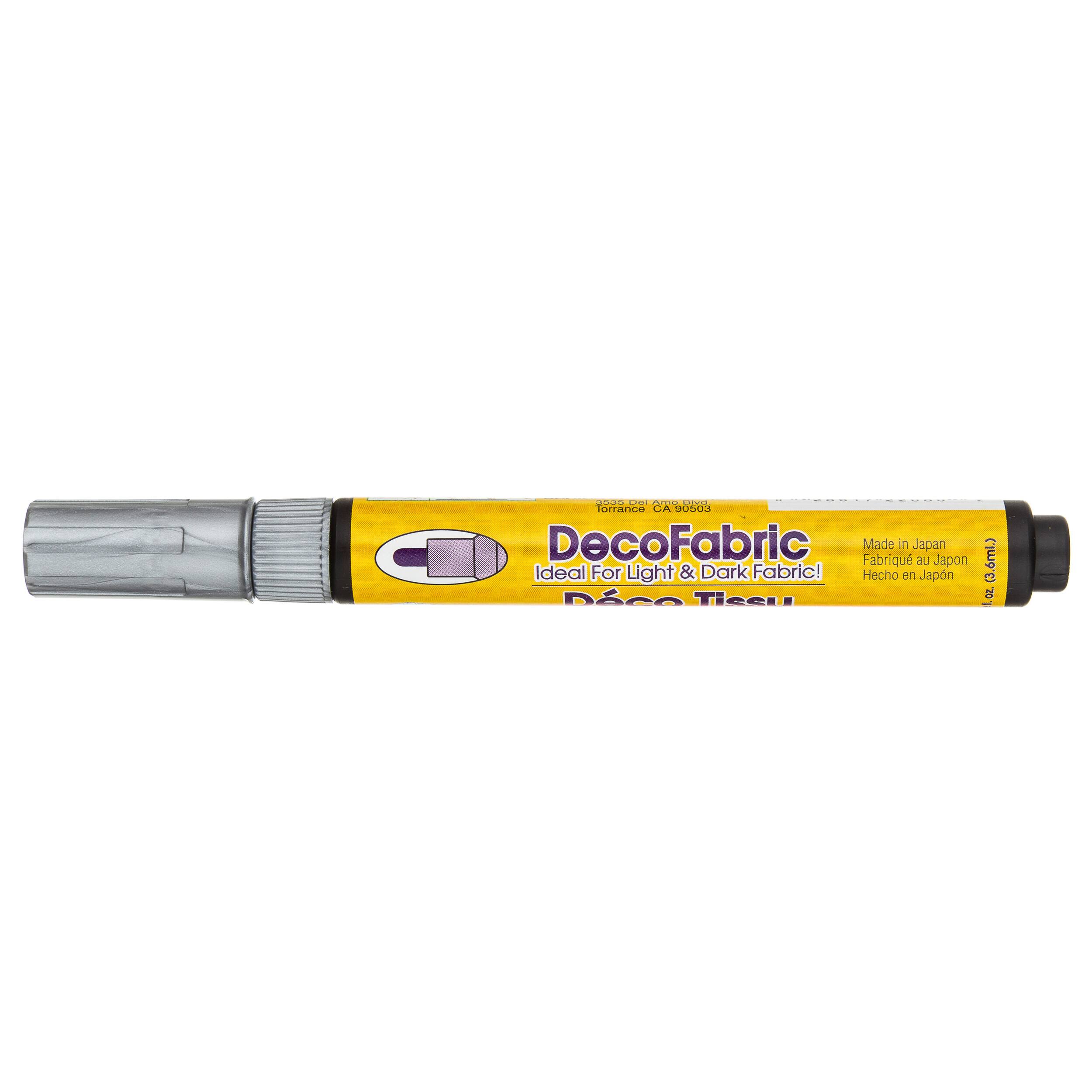 Marvy Uchida DecoFabric Marker By Marvy Uchida in Silver - 10291684 - Markers and Highlighters Get the Marvy Uchida DecoFabric Marker at Michaels sku 10291684