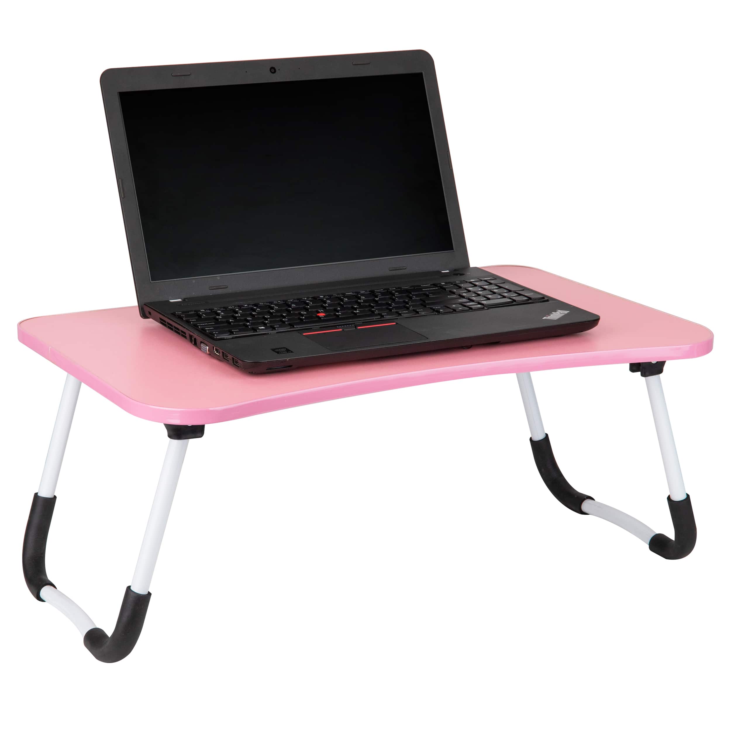 Mind Reader Freestanding Portable Foldable Lap Desk with Fold-Up Legs