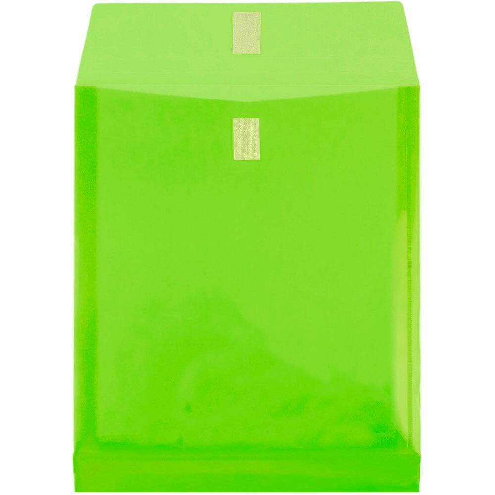 JAM Paper VELCRO® Closure 9.75" x 11.75" Expandable Open End Envelopes, 12ct.