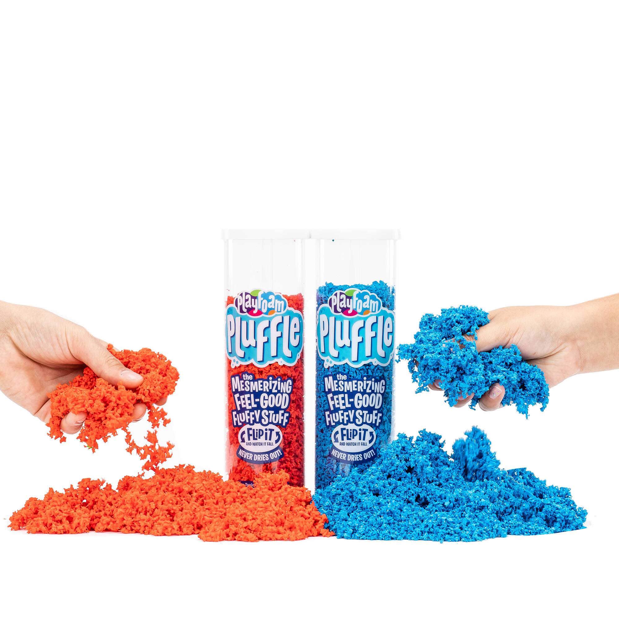 Educational Insights Playfoam Red 'n Blue Pluffle Set