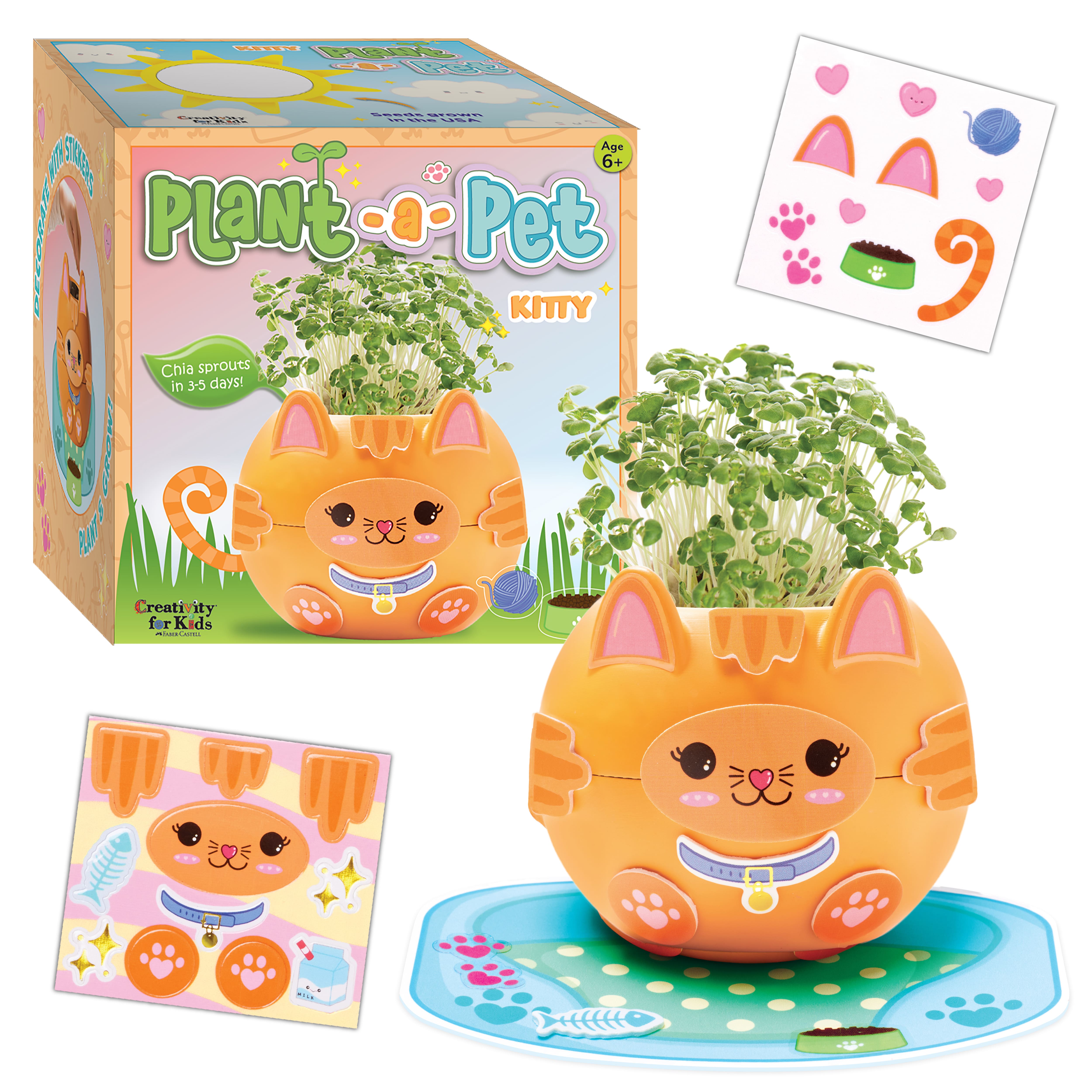 Creativity for Kids&#xAE; Plant-a-Pet Kitty Kit