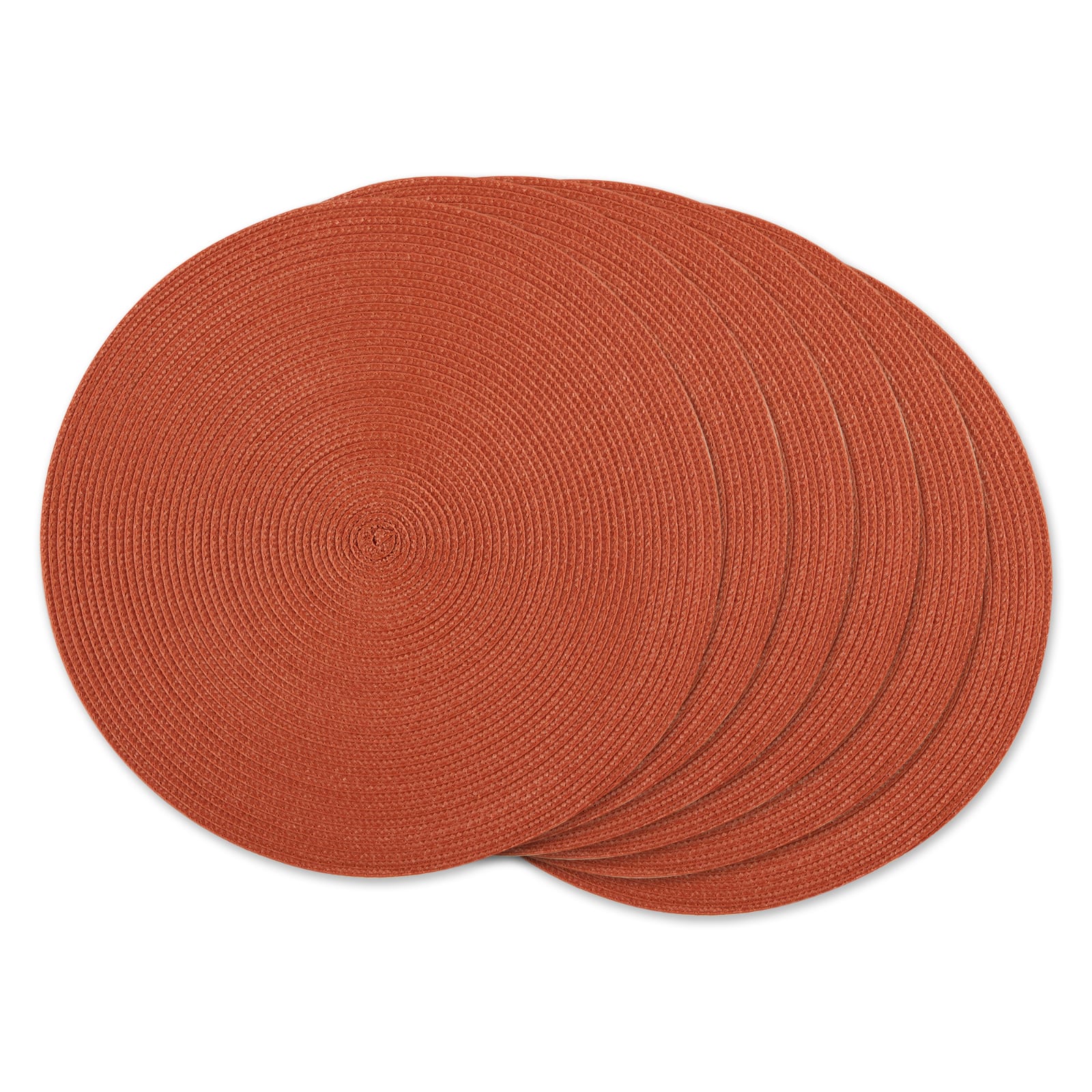 DII&#xAE; Round Plastic Woven Placemats, 6ct.