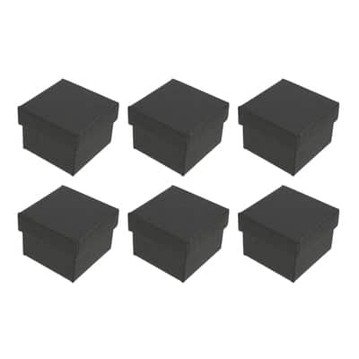 Black Ring Boxes by Bead Landing™, 6ct. | Michaels