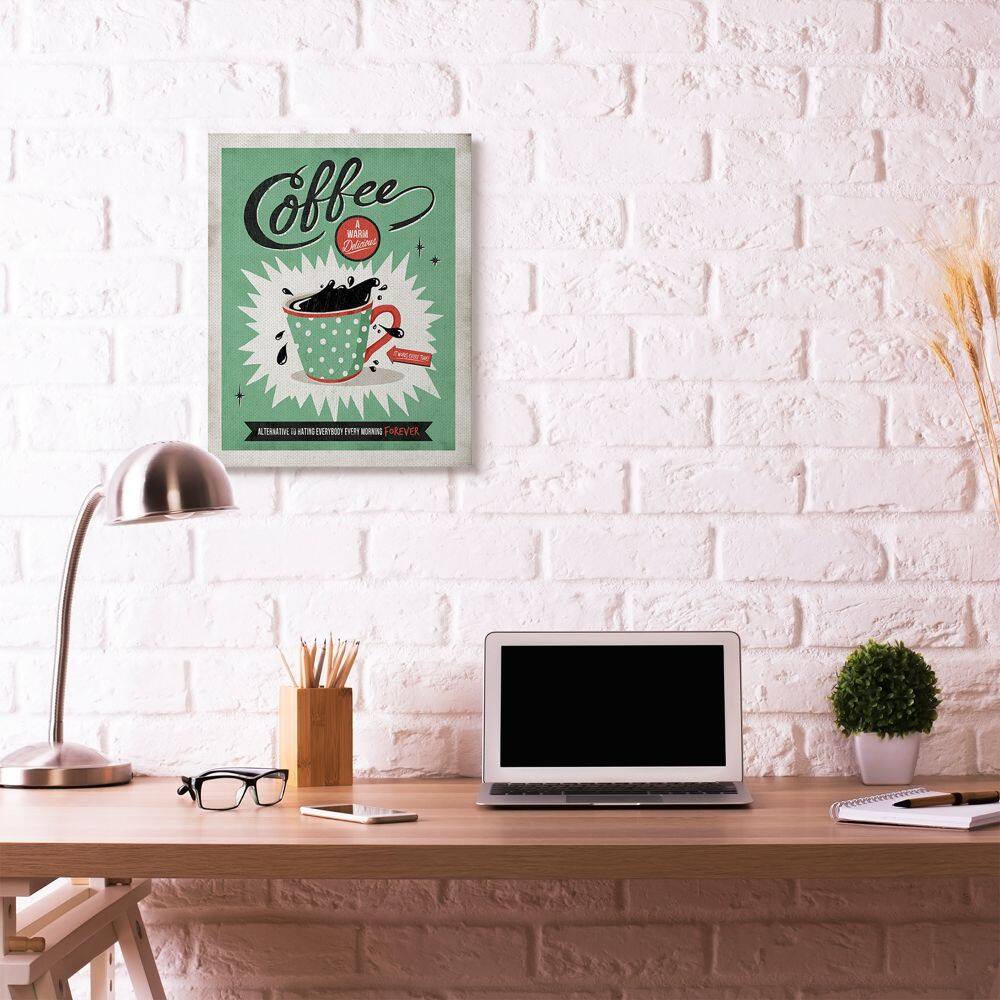 Stupell Industries Coffee Cure Canvas Wall Art