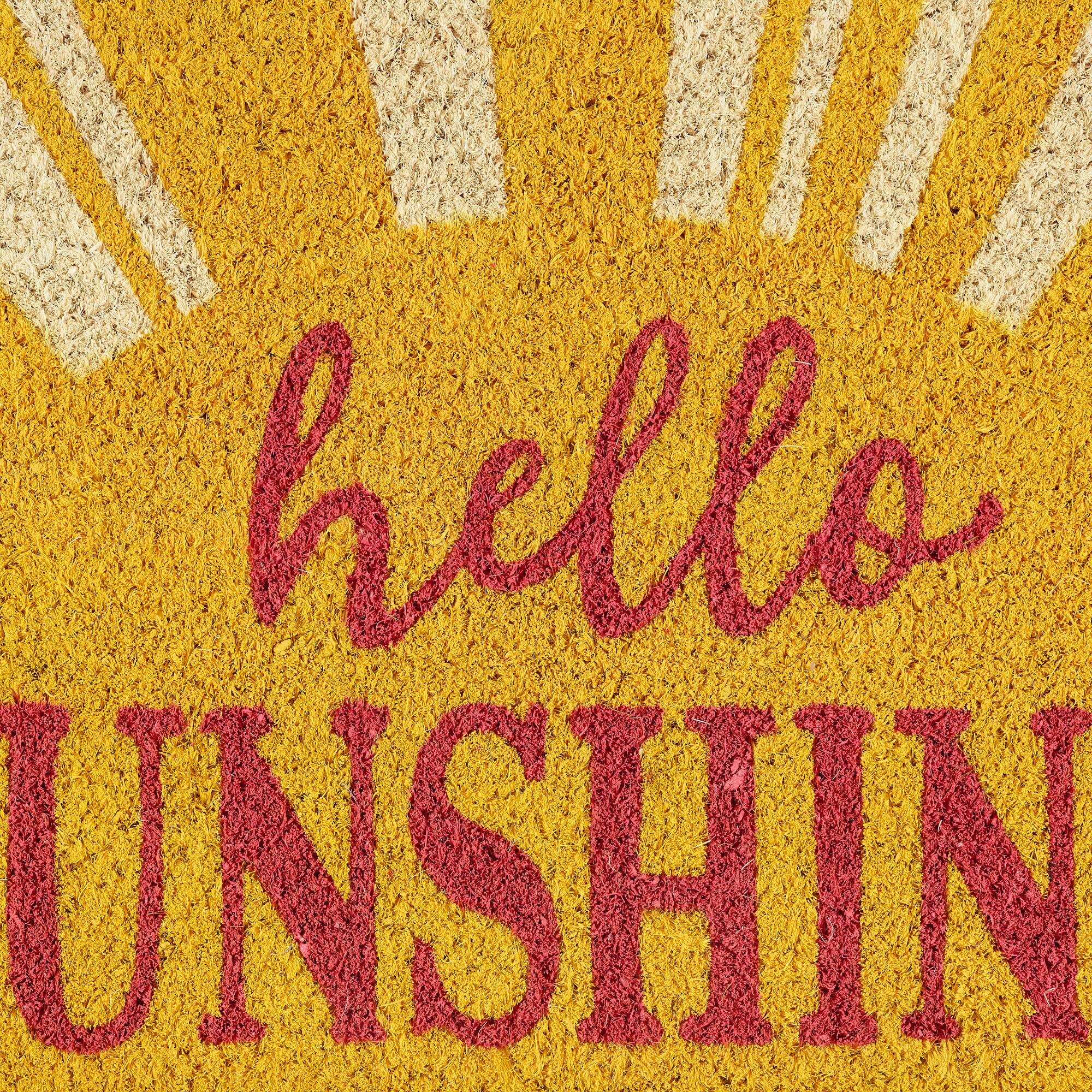 DII&#xAE; Yellow Hello Sunshine Doormat