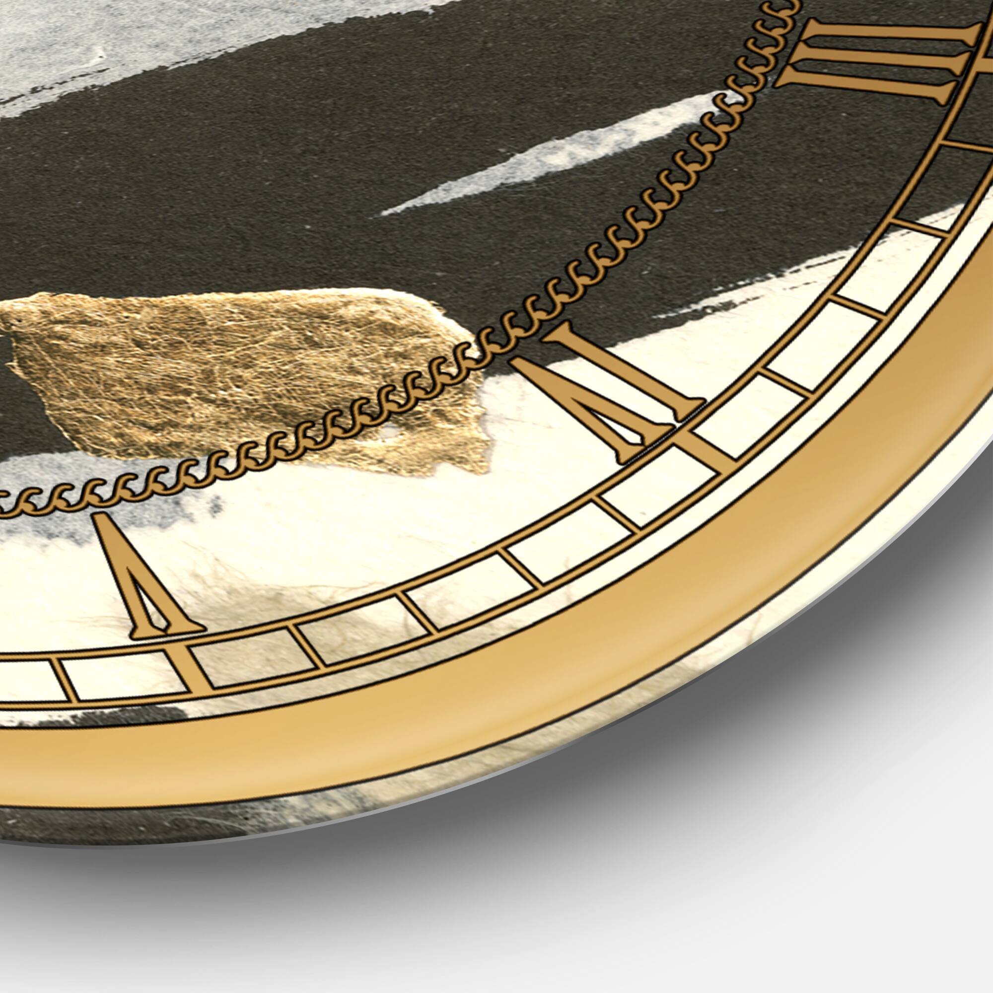 Designart 'Glam Collage Ii Glam Wall Clock