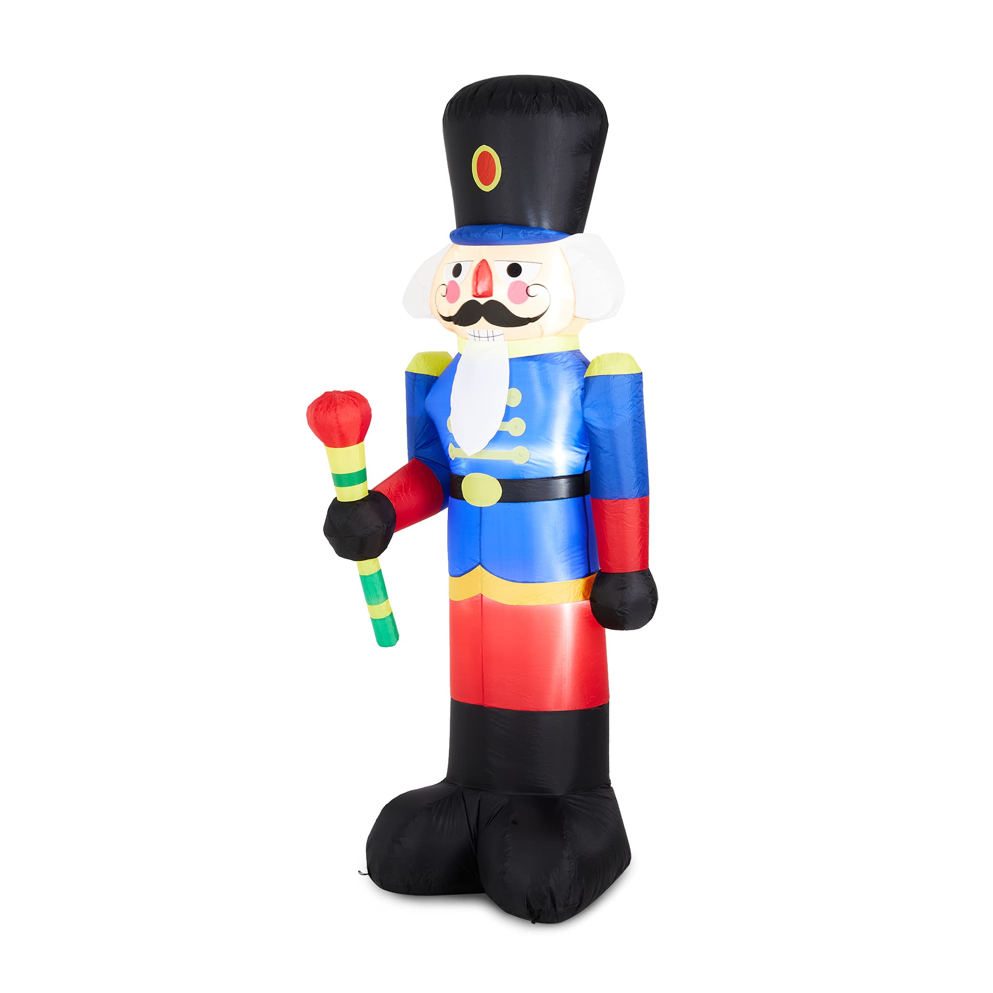 Glitzhome&#xAE; 8ft. Inflatable Nutcracker With Lights