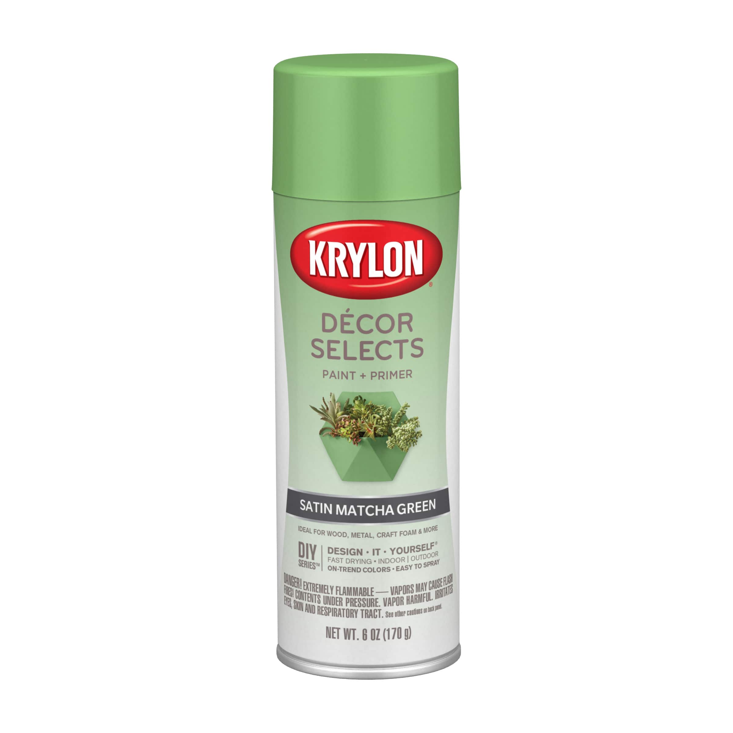 Krylon&#xAE; D&#xE9;cor Selects Satin Paint &#x26; Primer