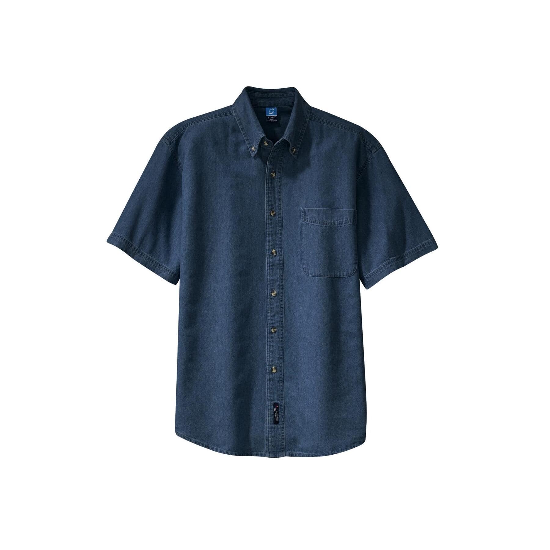 Port &#x26; Company&#xAE; Denim Men&#x27;s Short Sleeve Shirt