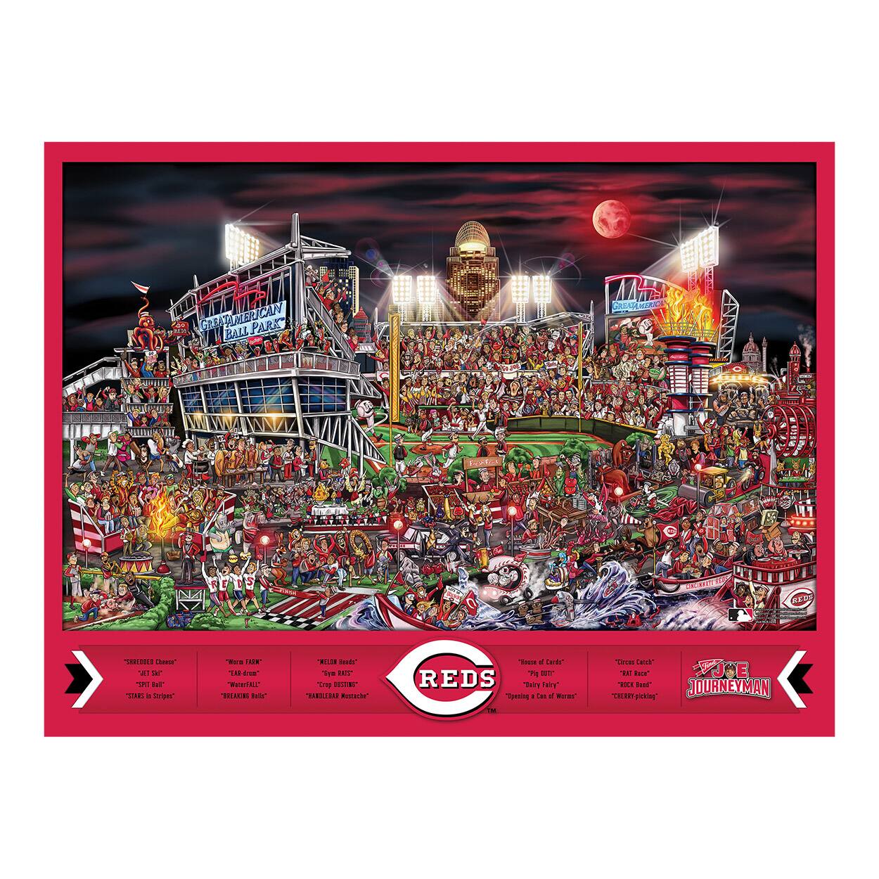 Cincinnati Reds Joe Journeyman 500 Piece Puzzle