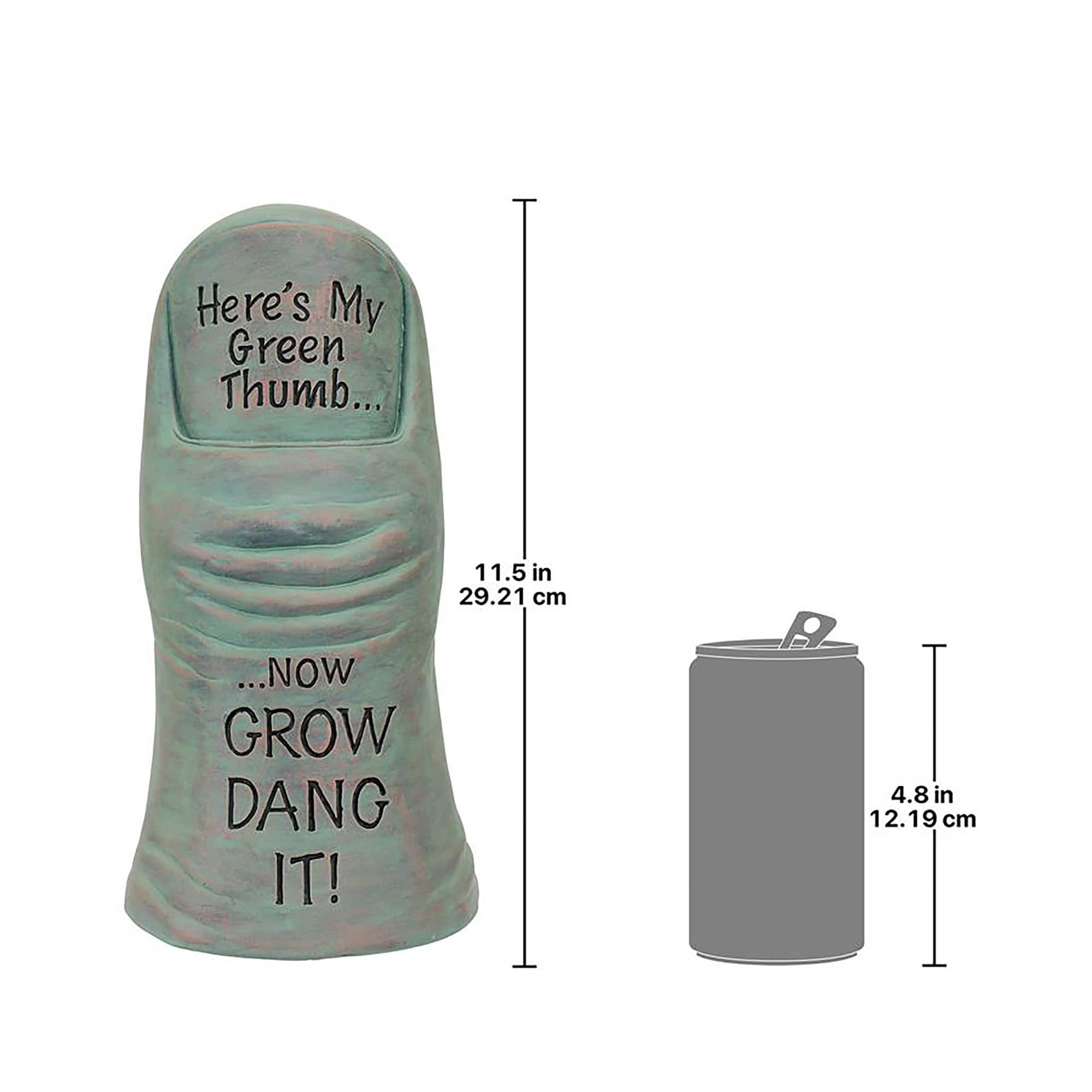 Design Toscano 11.5&#x22; Horticulturist&#x27;s Green Thumb Garden Statue