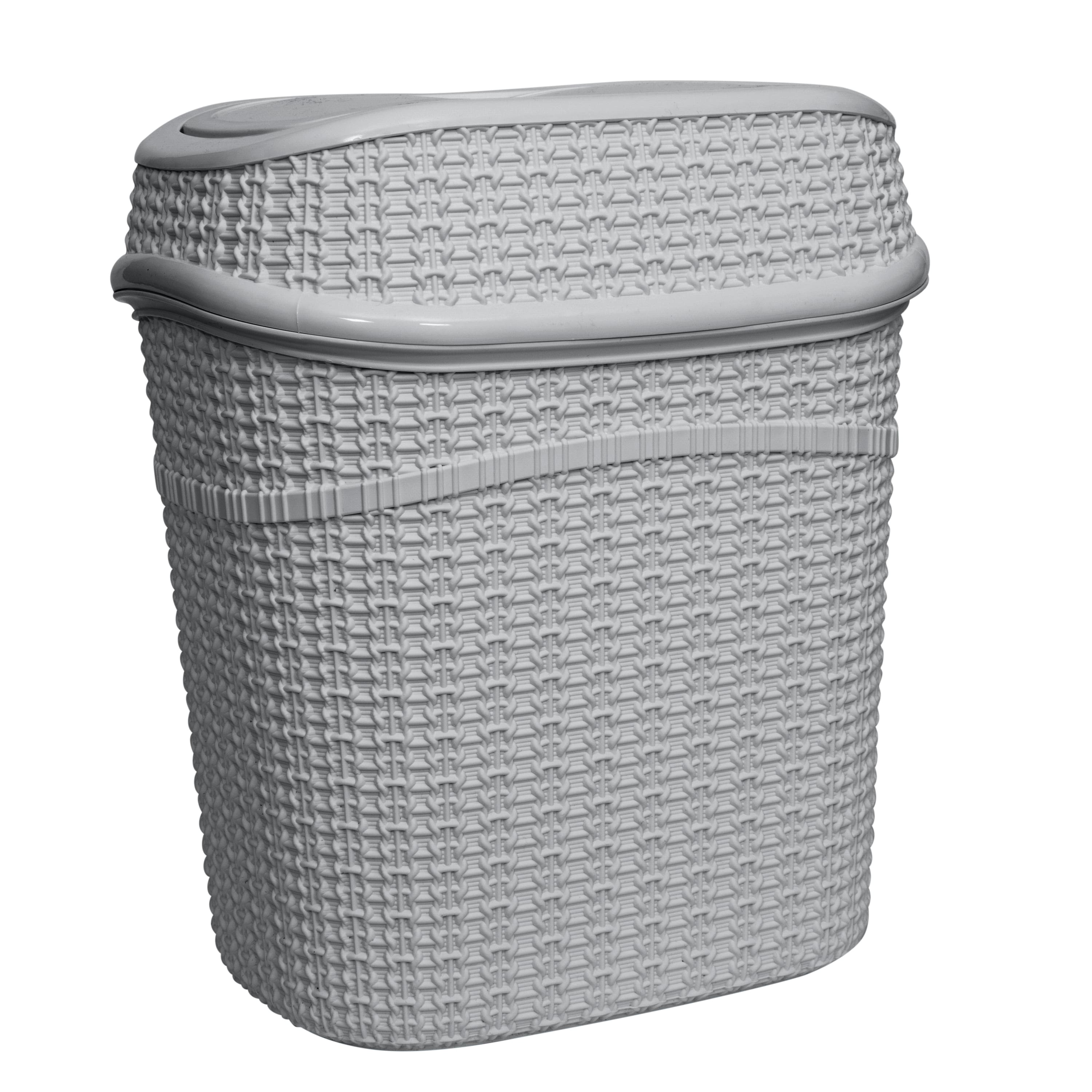 Bath Bliss 9.5L Sailor Knot Swing Top Waste Bin 