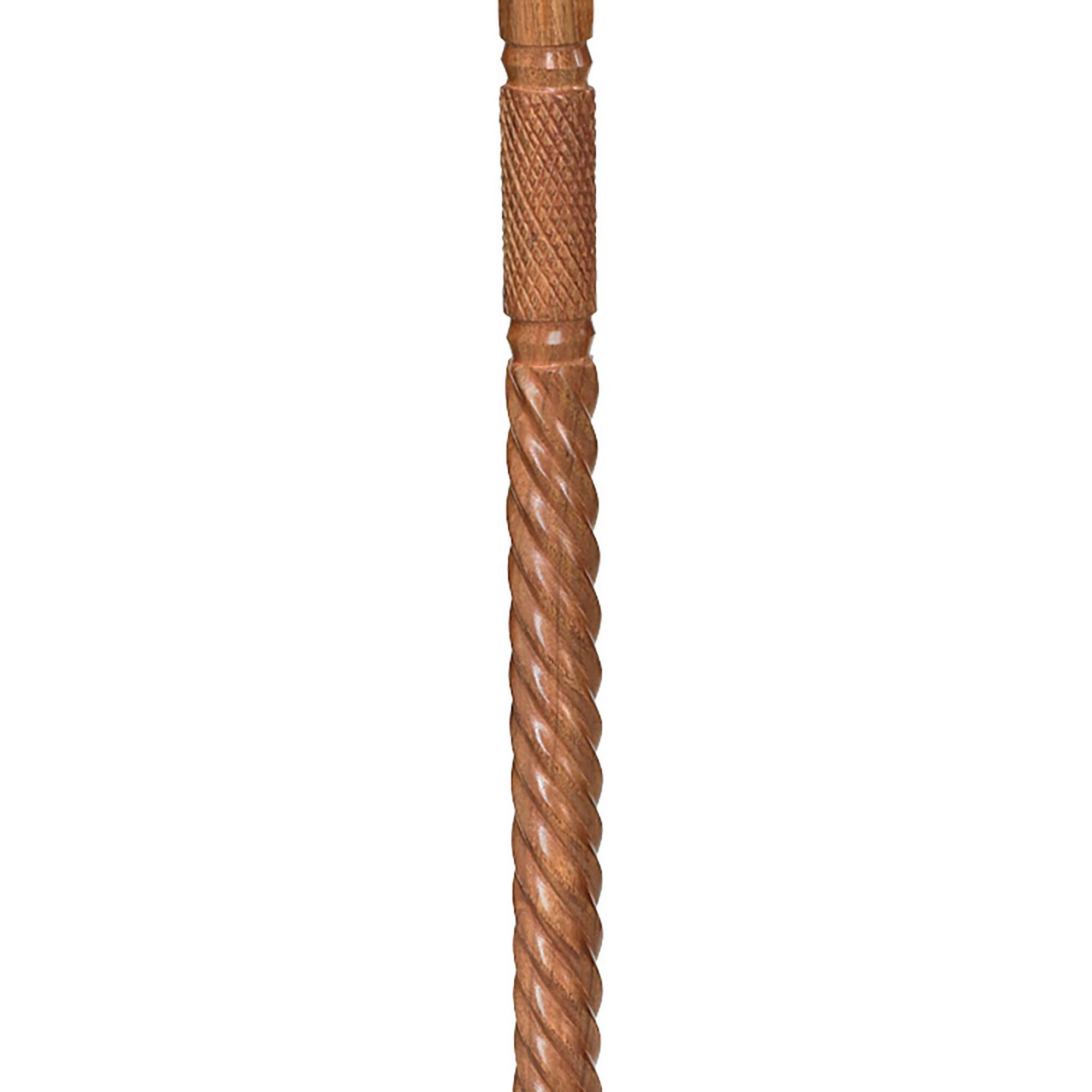 Empress Collection: Brass Capstick Solid Hardwood Walking Stick