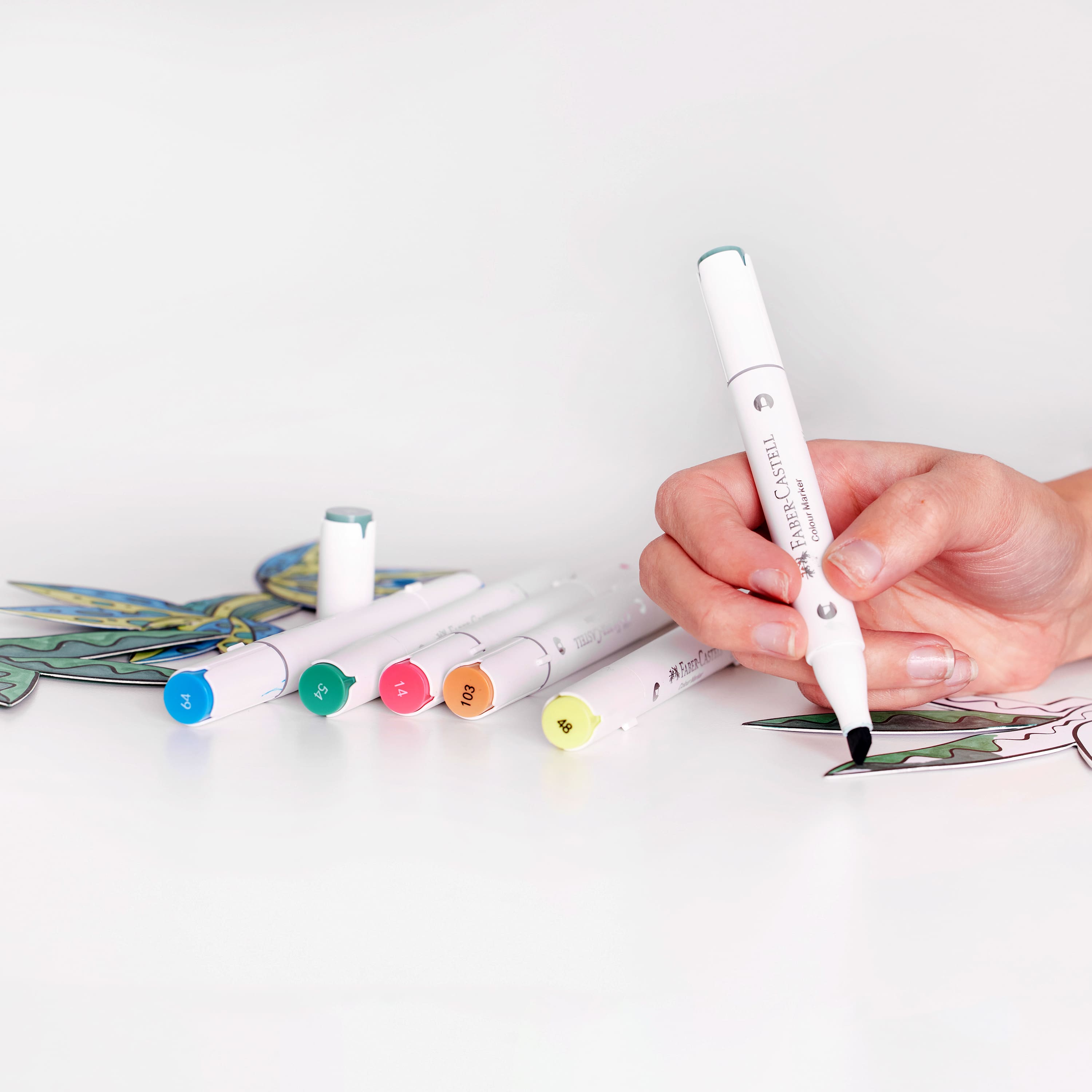 Faber-Castell&#xAE; Succulents Pop Up Coloring Bouquet