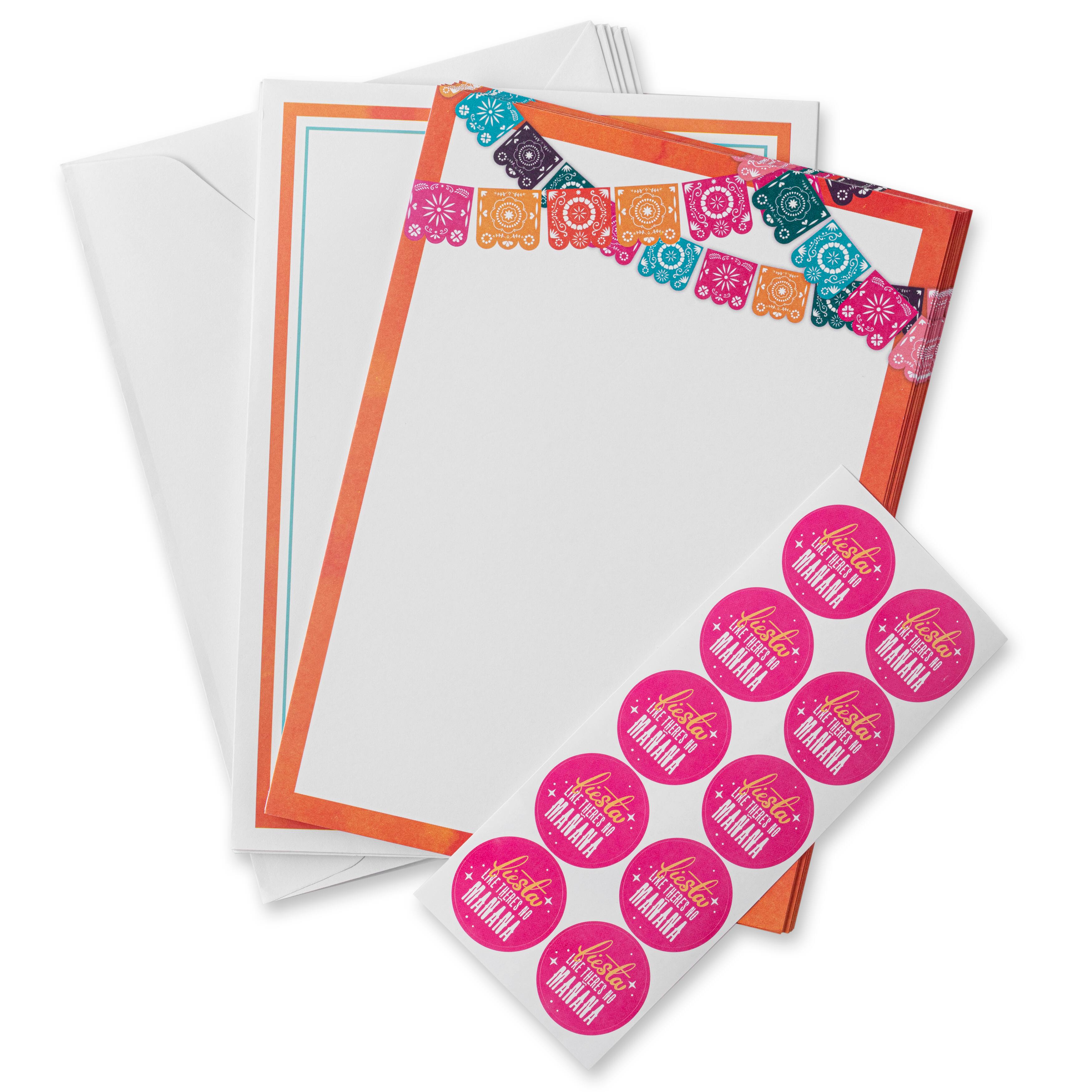 12 Packs: 10 ct. (120 total) 5&#x22; x 7&#x22; Fiesta Flat Cards &#x26; Envelopes by Recollections&#x2122;