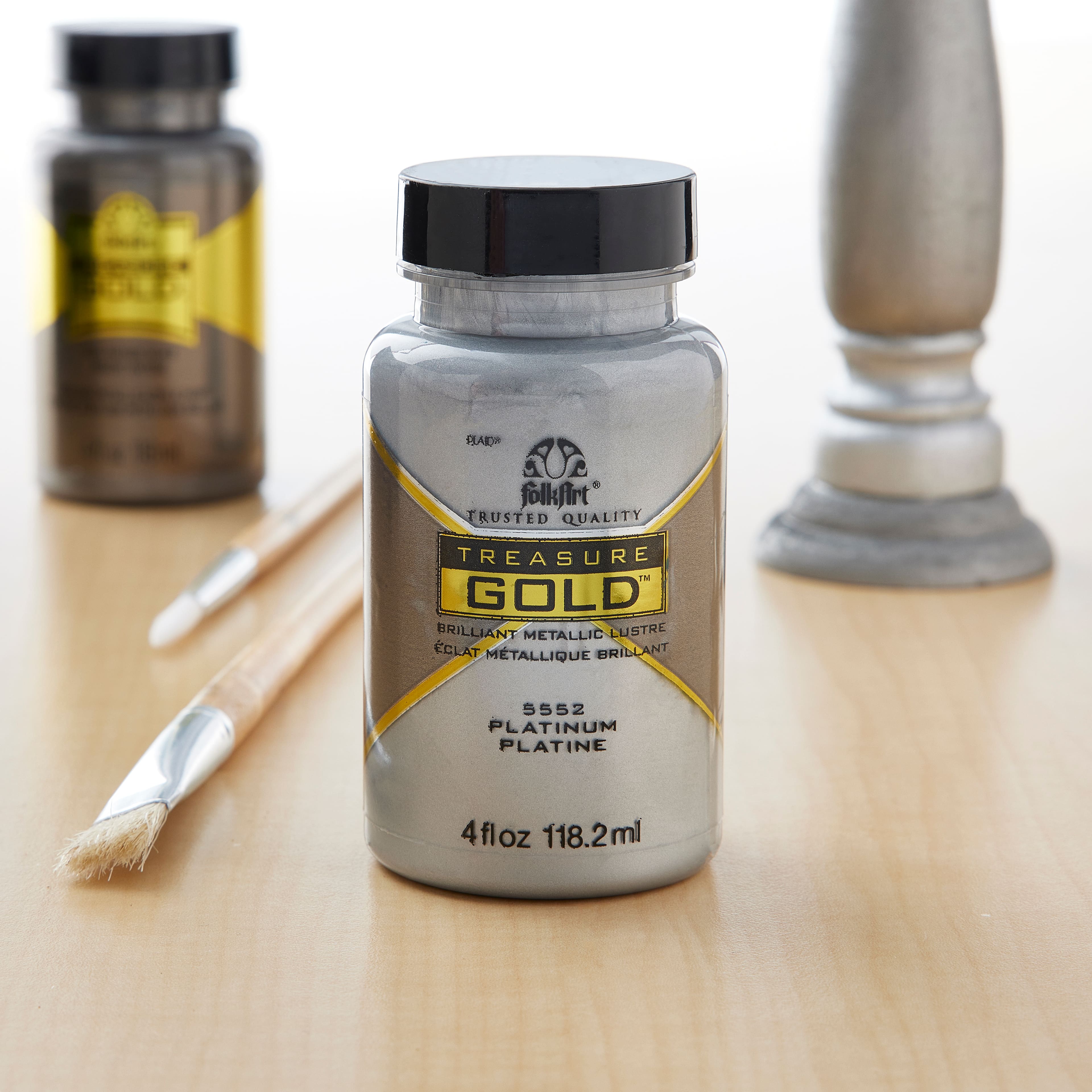 6 Pack FolkArt® Treasure Gold™ Metallic Paint Michaels