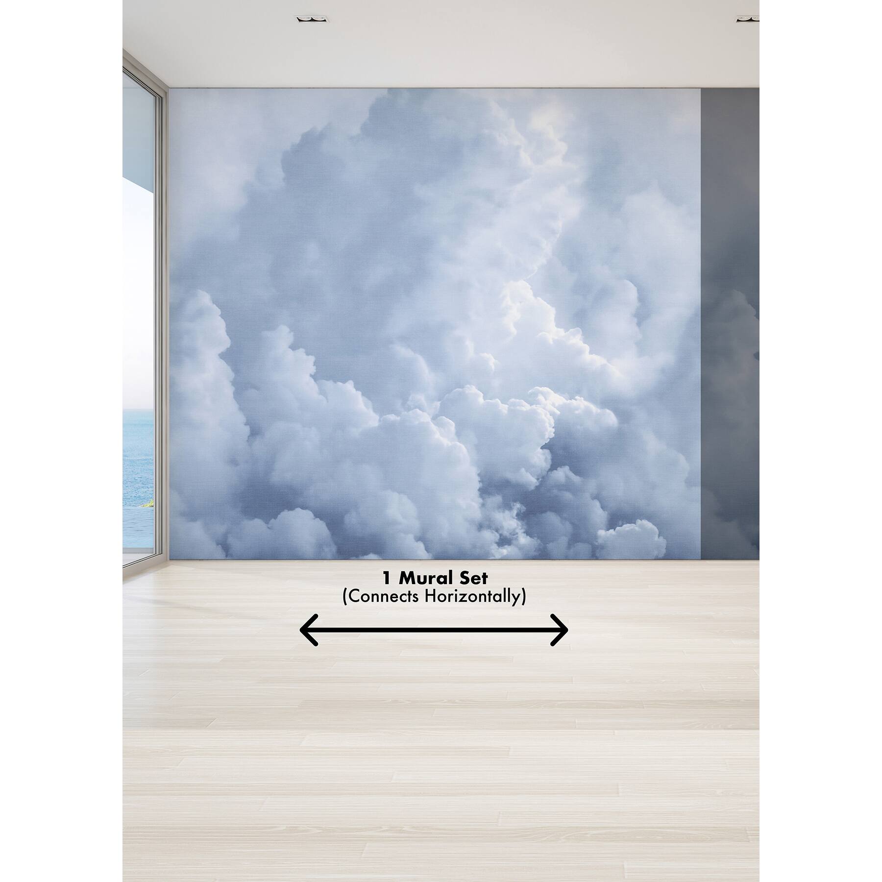Katie Hunt Sky Blue In The Clouds Wall Mural