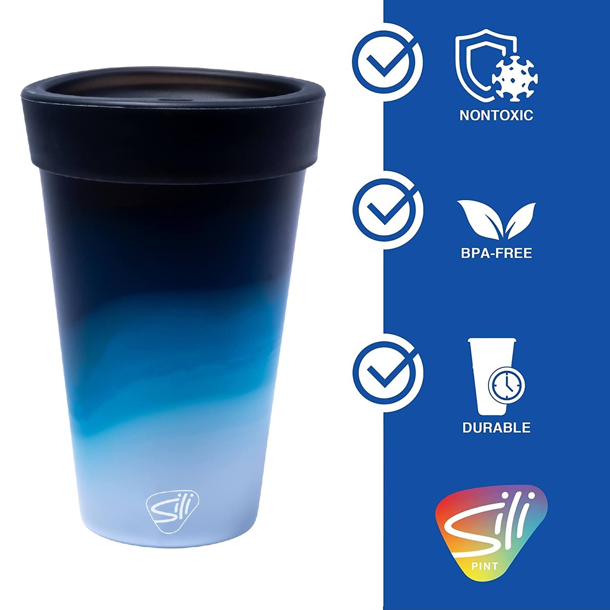 Silipint&#xAE; 16oz. Silicone Coffee Tumblers, 2ct.
