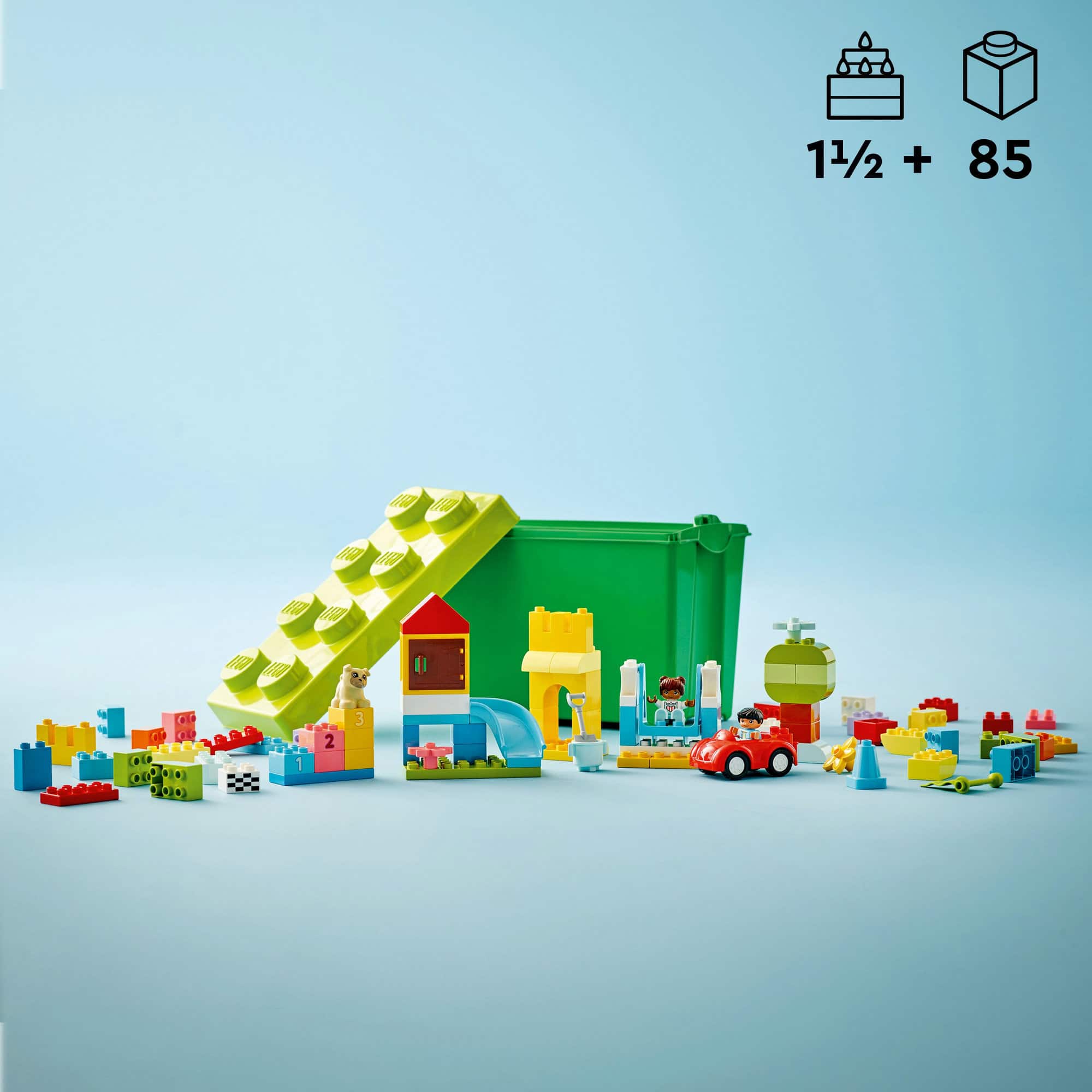 LEGO&#xAE; DUPLO&#xAE; Classic Deluxe Brick Box 10914 Building Toy (85 Pieces)