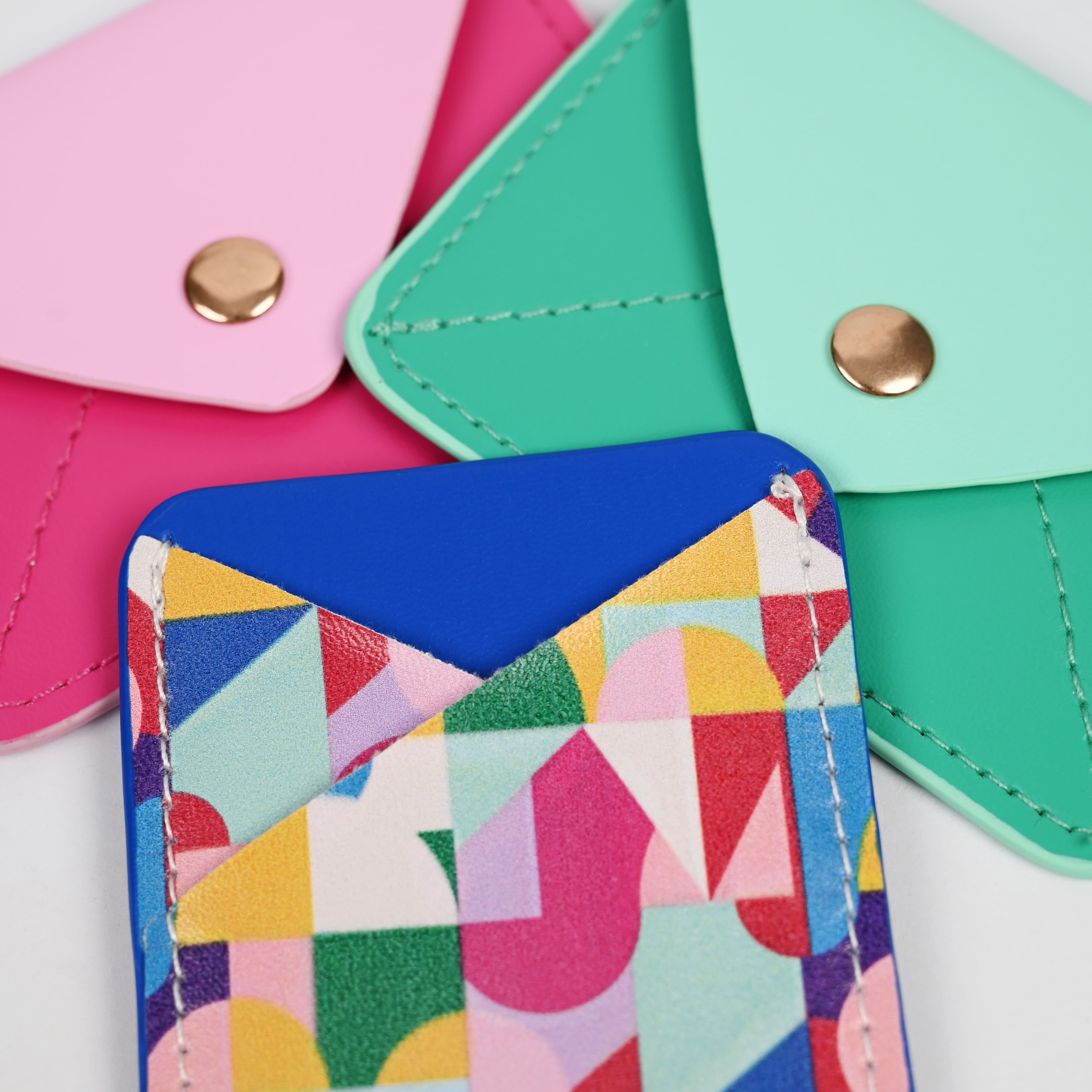 Assorted 2.5" x 3.5" Adhesive Cell Phone Wallet, 1pc. by Fab Finds