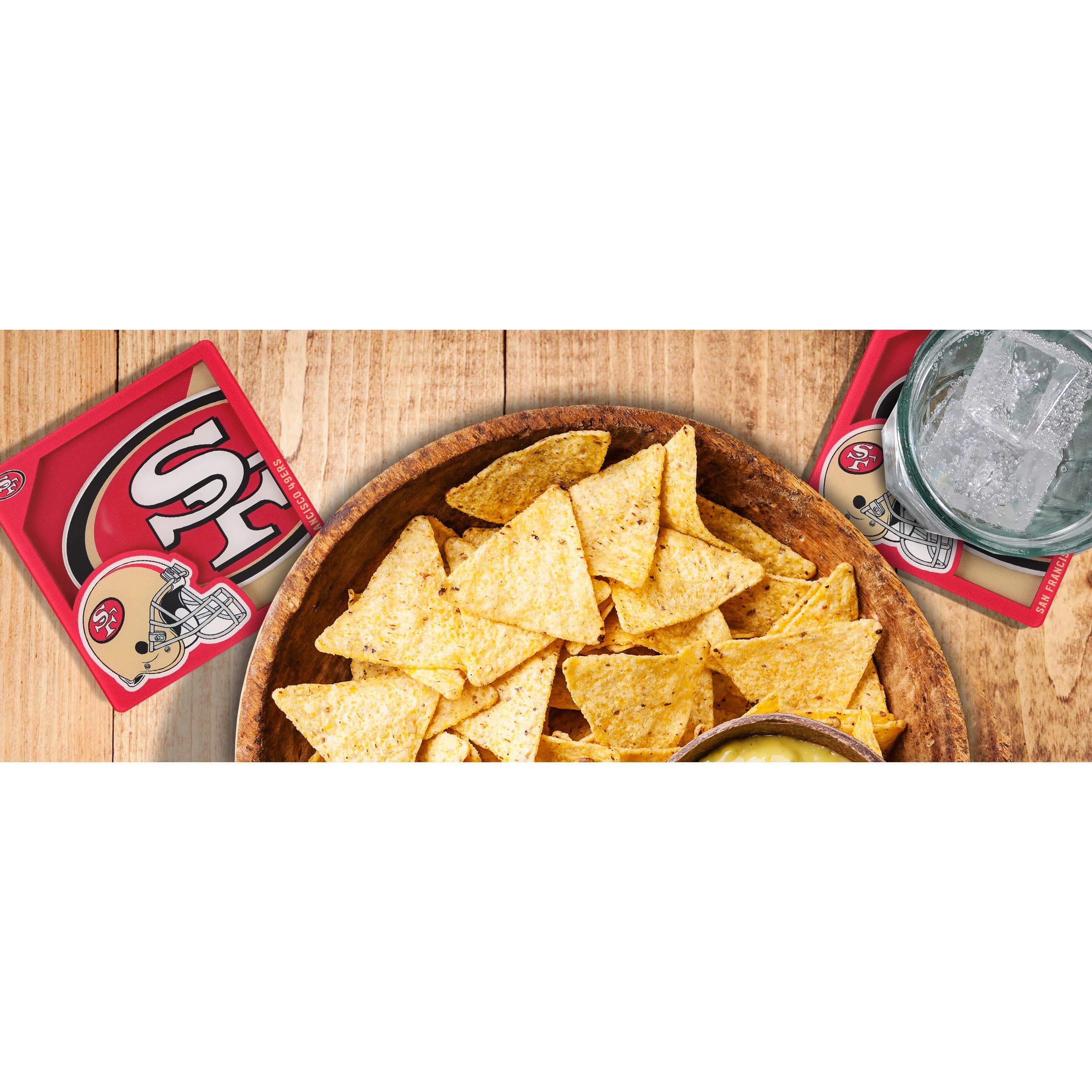 NFL 3D Logo Series Coaster Set